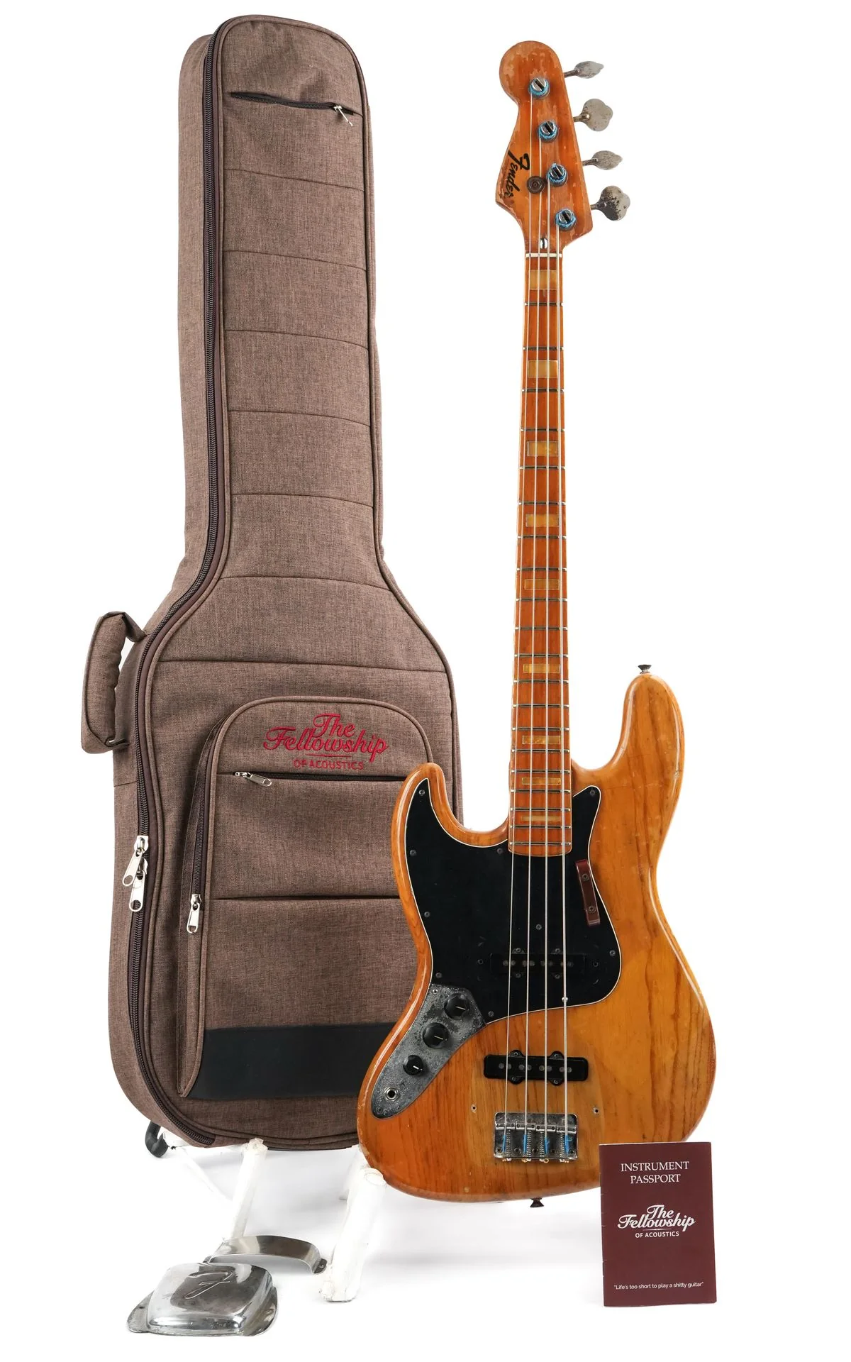 Fender Jazz Bass Natural Lefty 1976 - Image 3