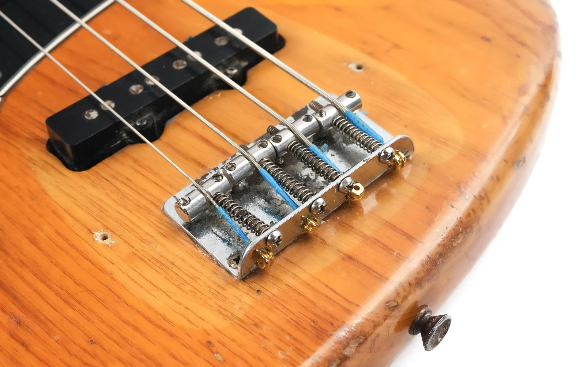 Fender Jazz Bass Natural Lefty 1976 - Image 7