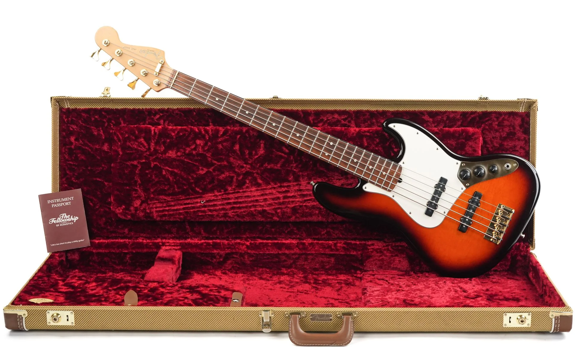 Fender Jazz Bass V 50th Anniversary Limited Edition Sunburst 1996 - Image 3