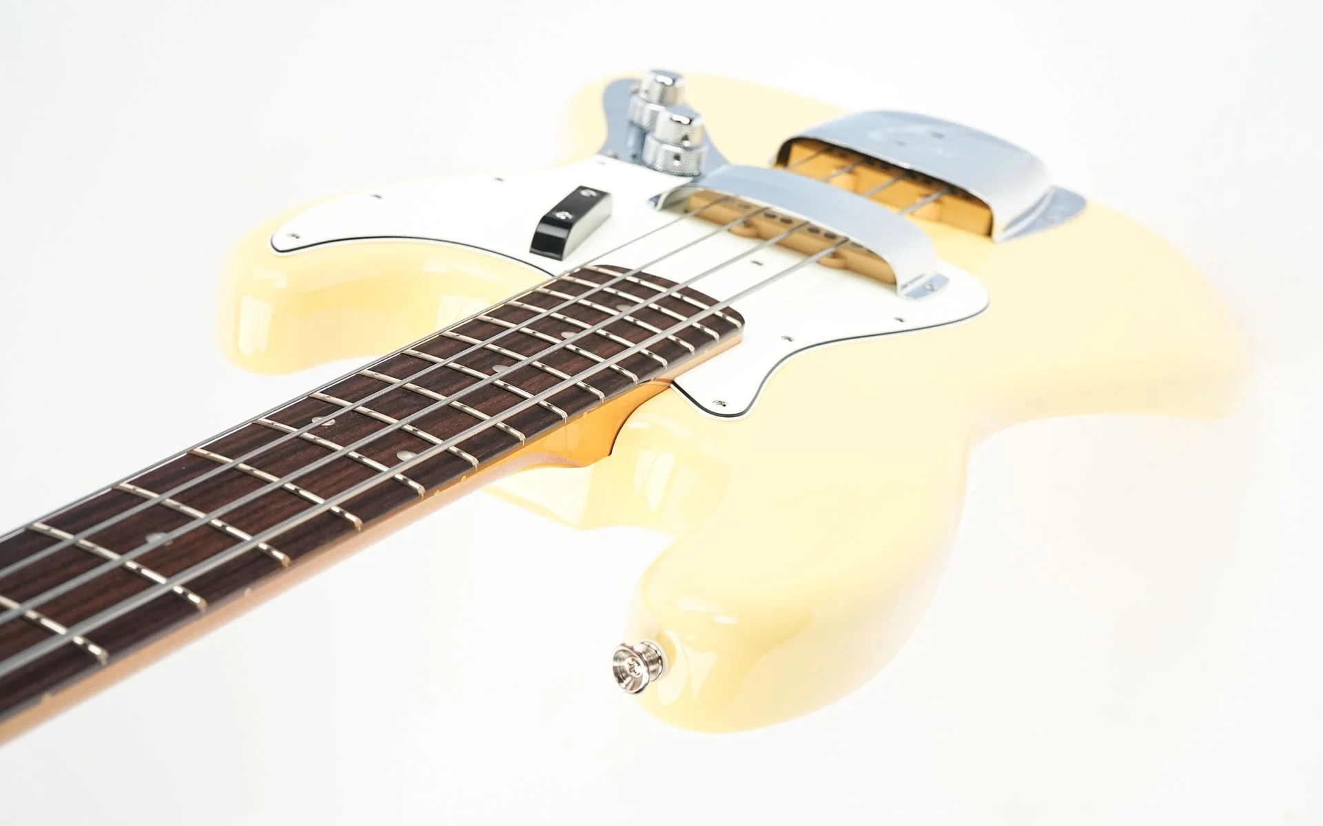 Fender Limited Edition Laura Lee Jazz Bass Vintage White - Image 10