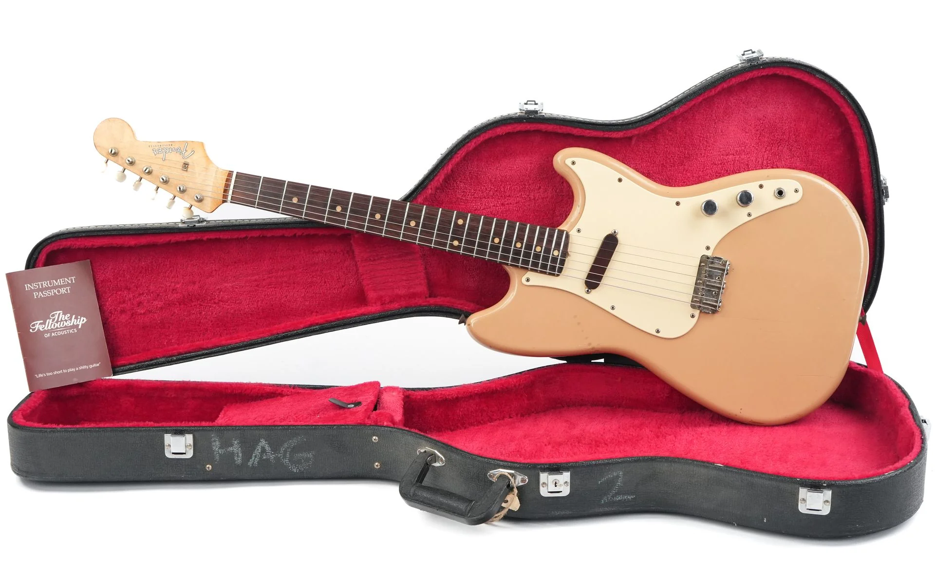 Fender Musicmaster Desert Sand 1960 - Image 3