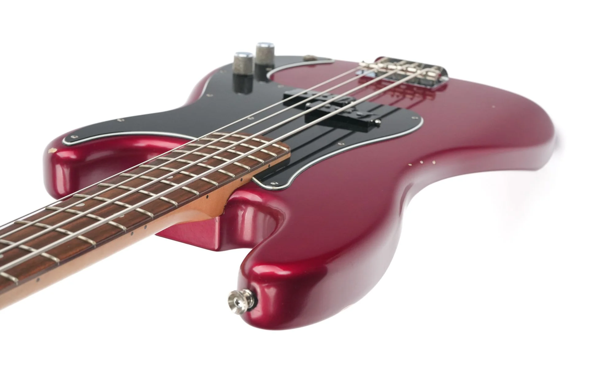 Fender Nate Mendel Precision Bass Candy Apple Red Light Aged 2017 - Image 10