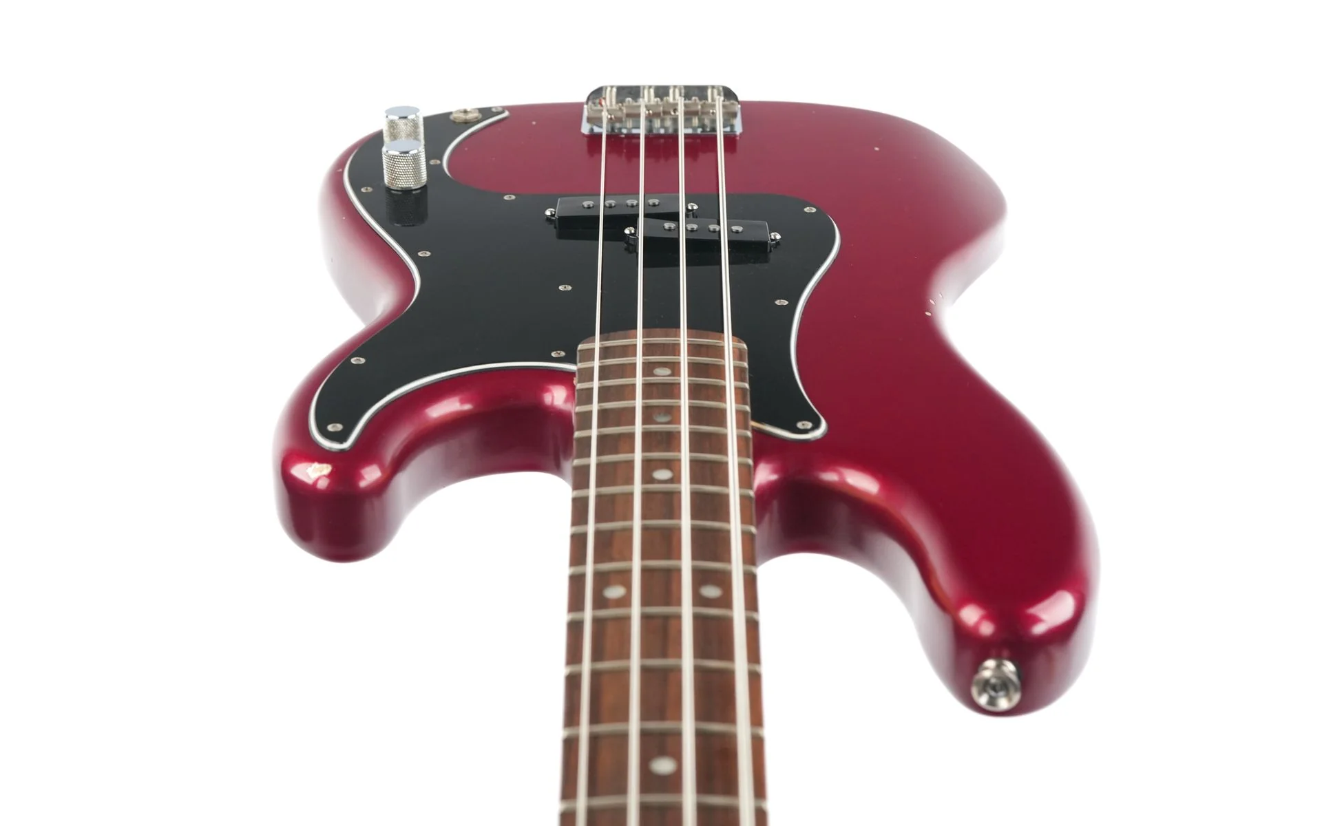 Fender Nate Mendel Precision Bass Candy Apple Red Light Aged 2017 - Image 12