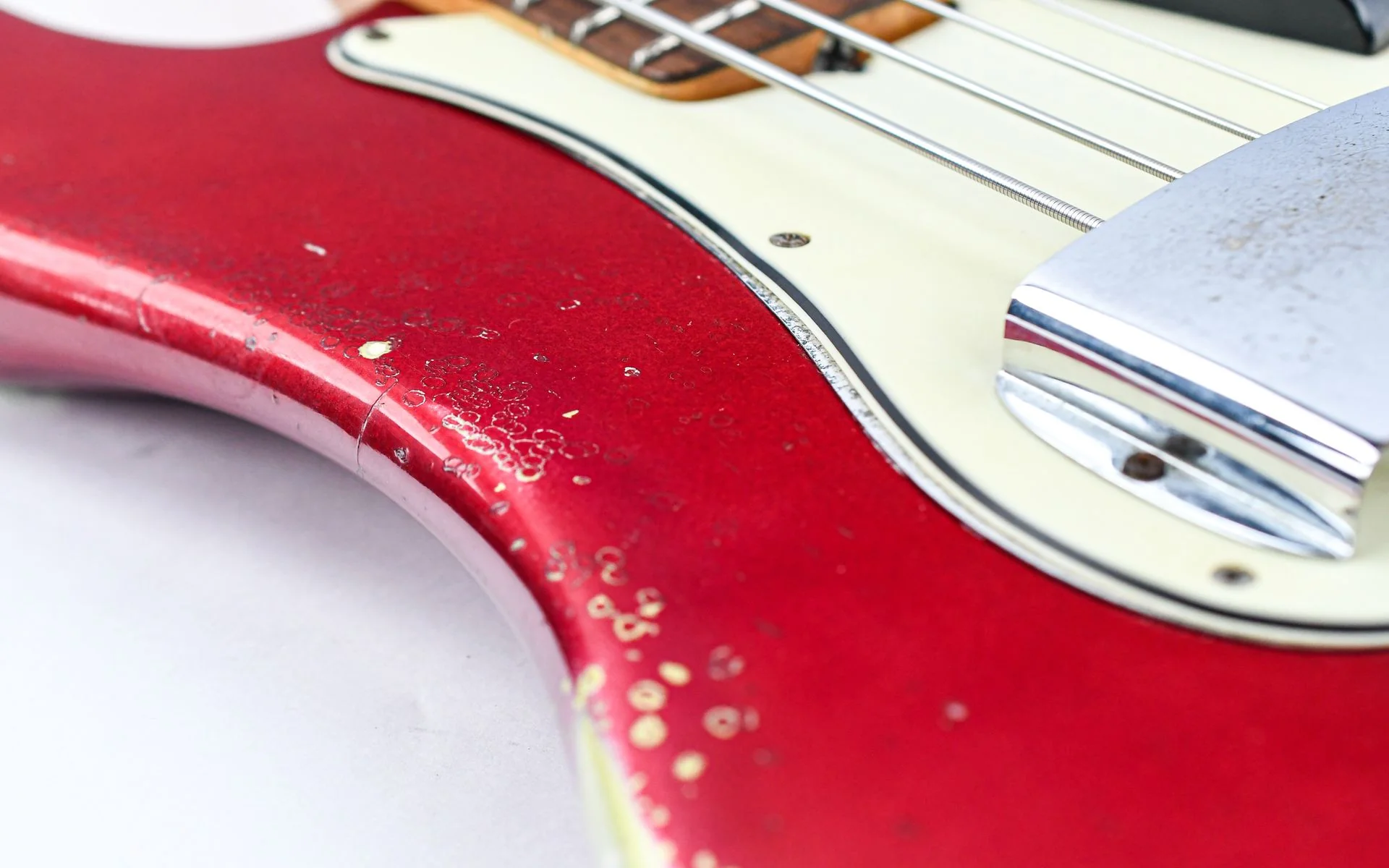 Fender Precision Bass Candy Apple Red 1965 - Image 12