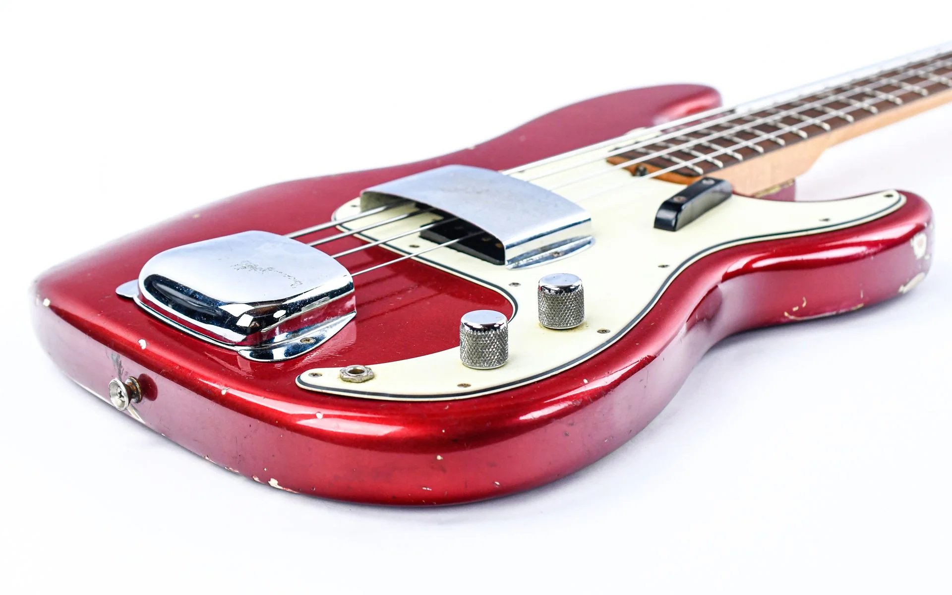 Fender Precision Bass Candy Apple Red 1965 - Image 14