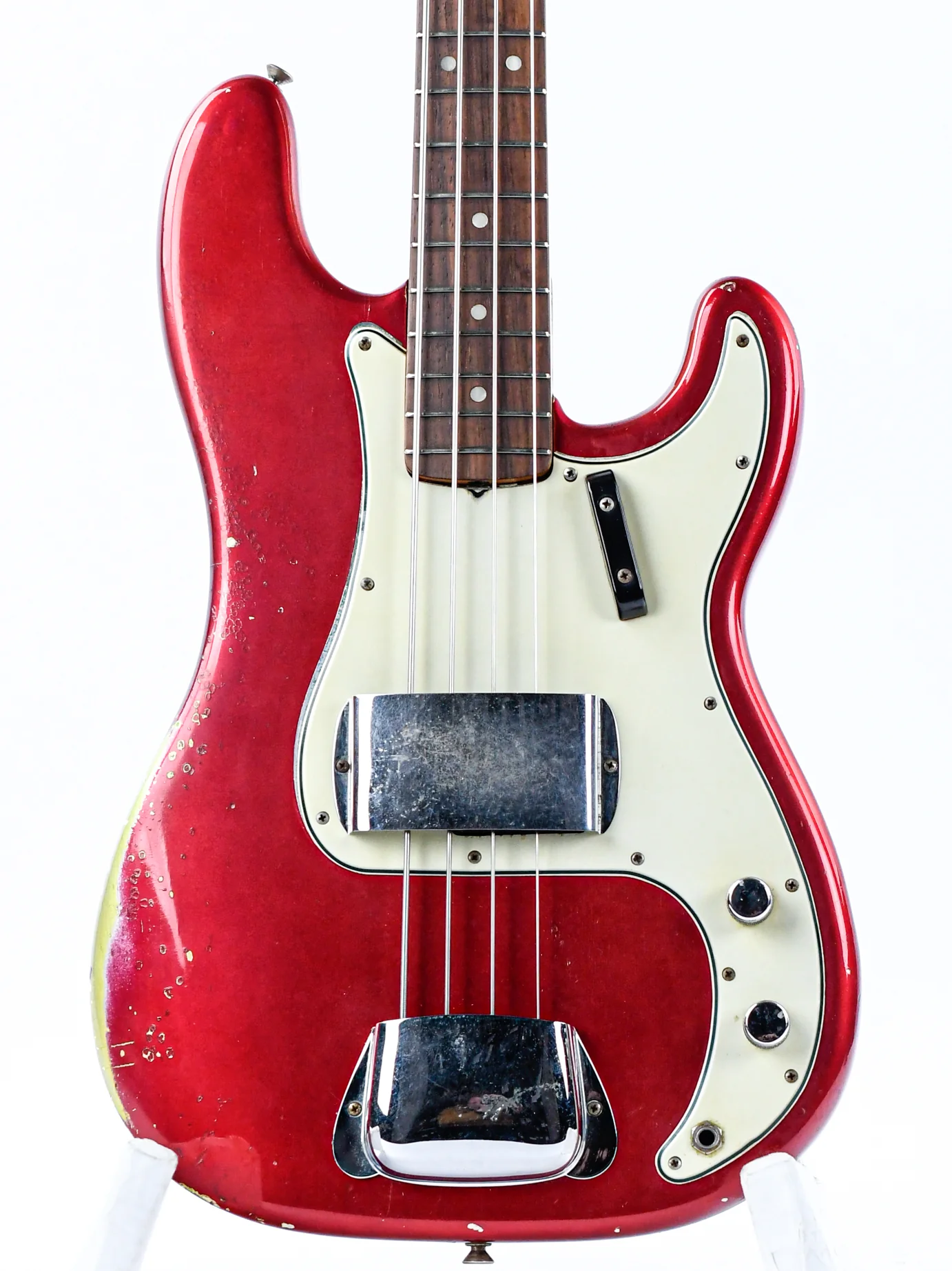 Fender Precision Bass Candy Apple Red 1965 - Image 6