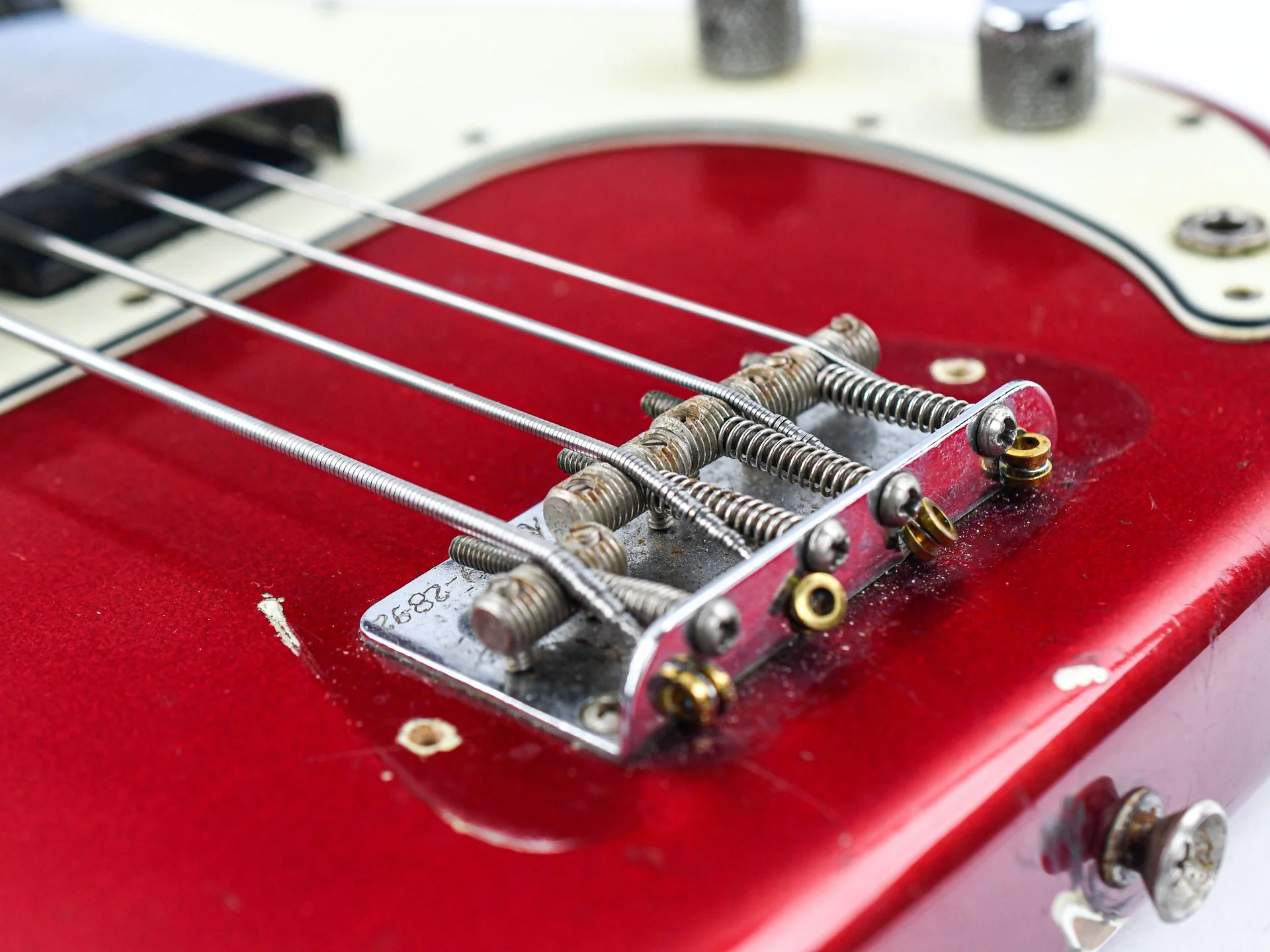 Fender Precision Bass Candy Apple Red 1965 - Image 8