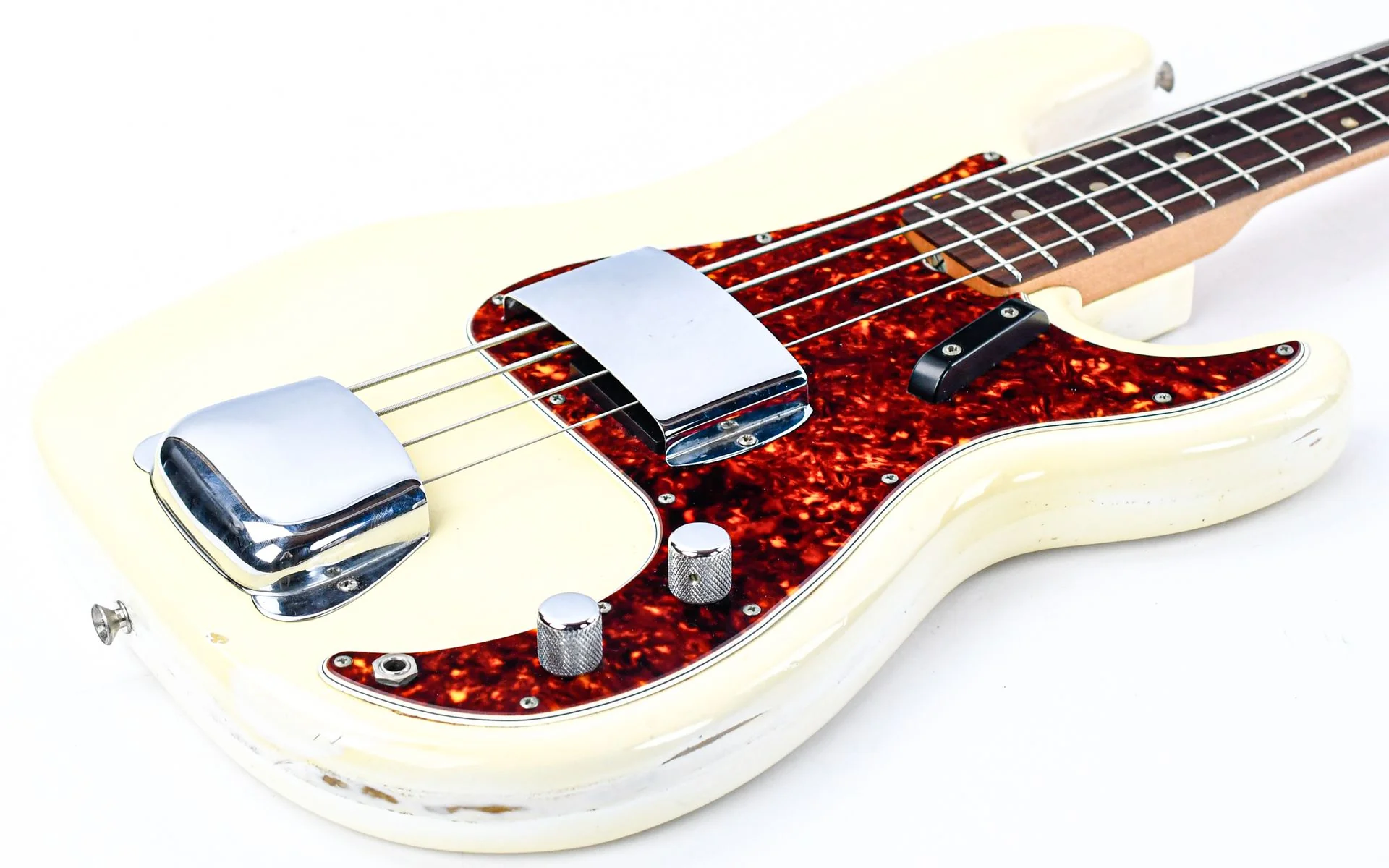 Fender Precision Bass Olympic White 1966 - Image 11