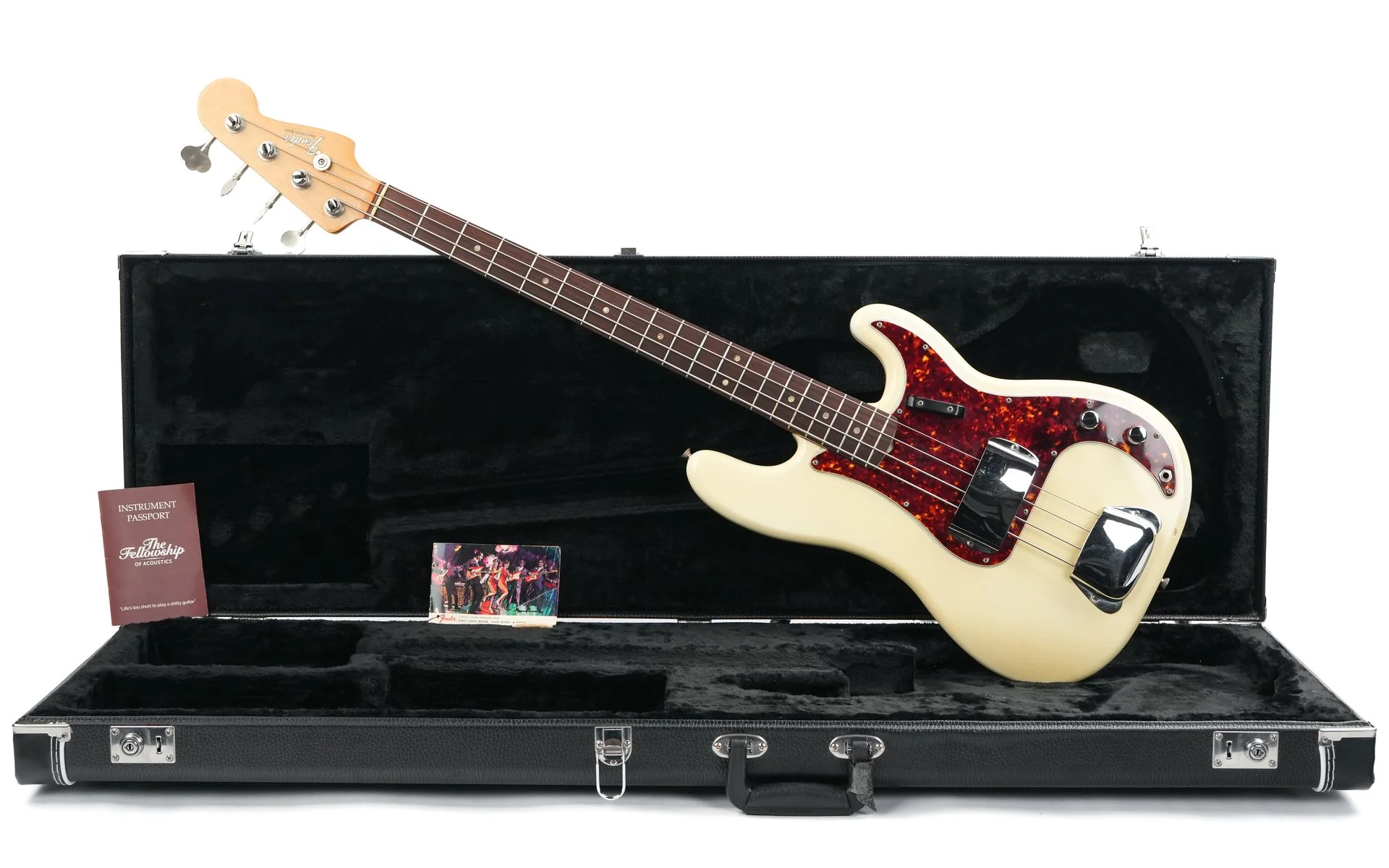 Fender Precision Bass Olympic White 1966 - Image 3