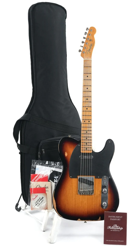 Fender Road Worn 50s Telecaster 2 Color Sunburst 2008 - Image 3
