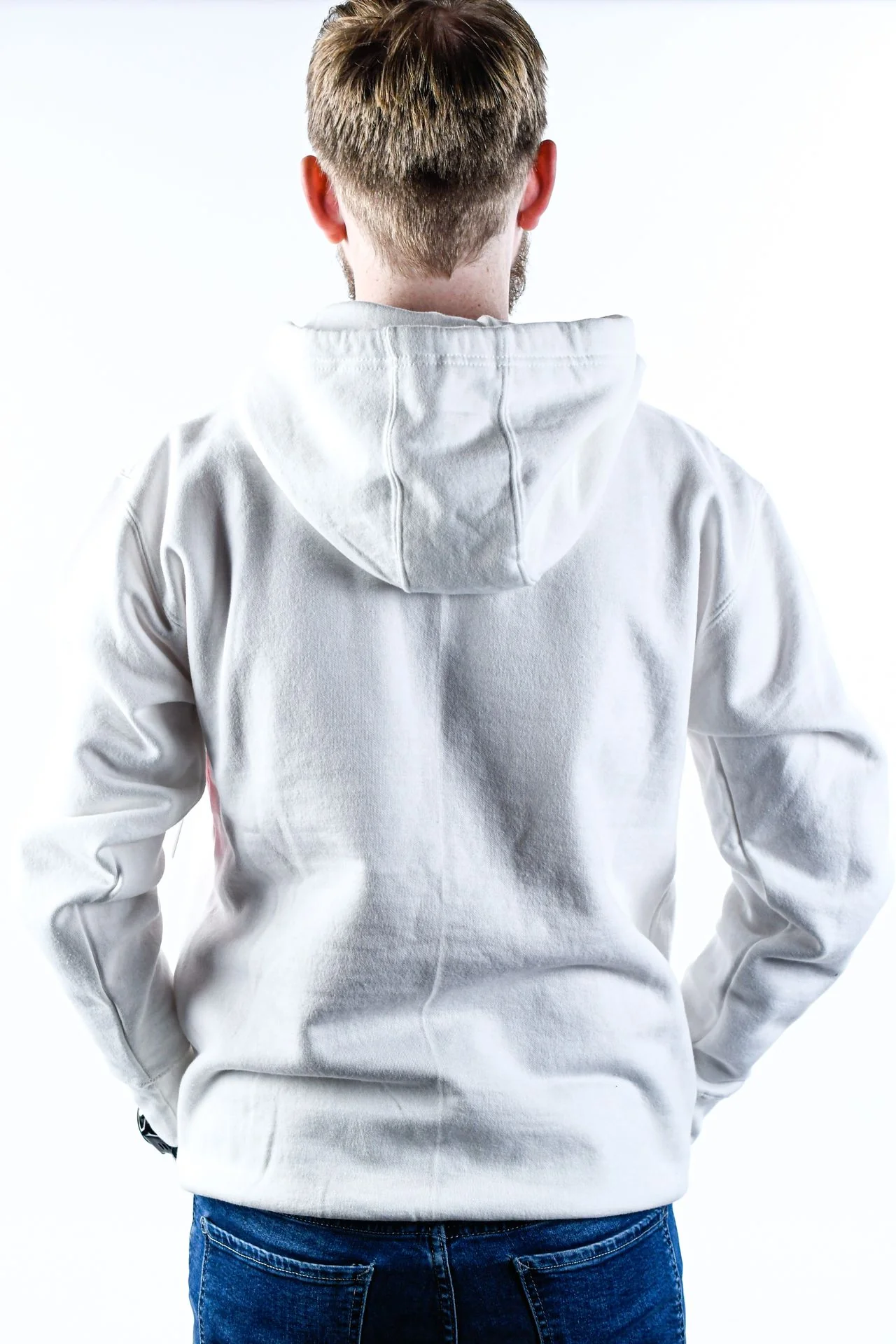 Fender Spaghetti Logo Hoodie White - Image 3