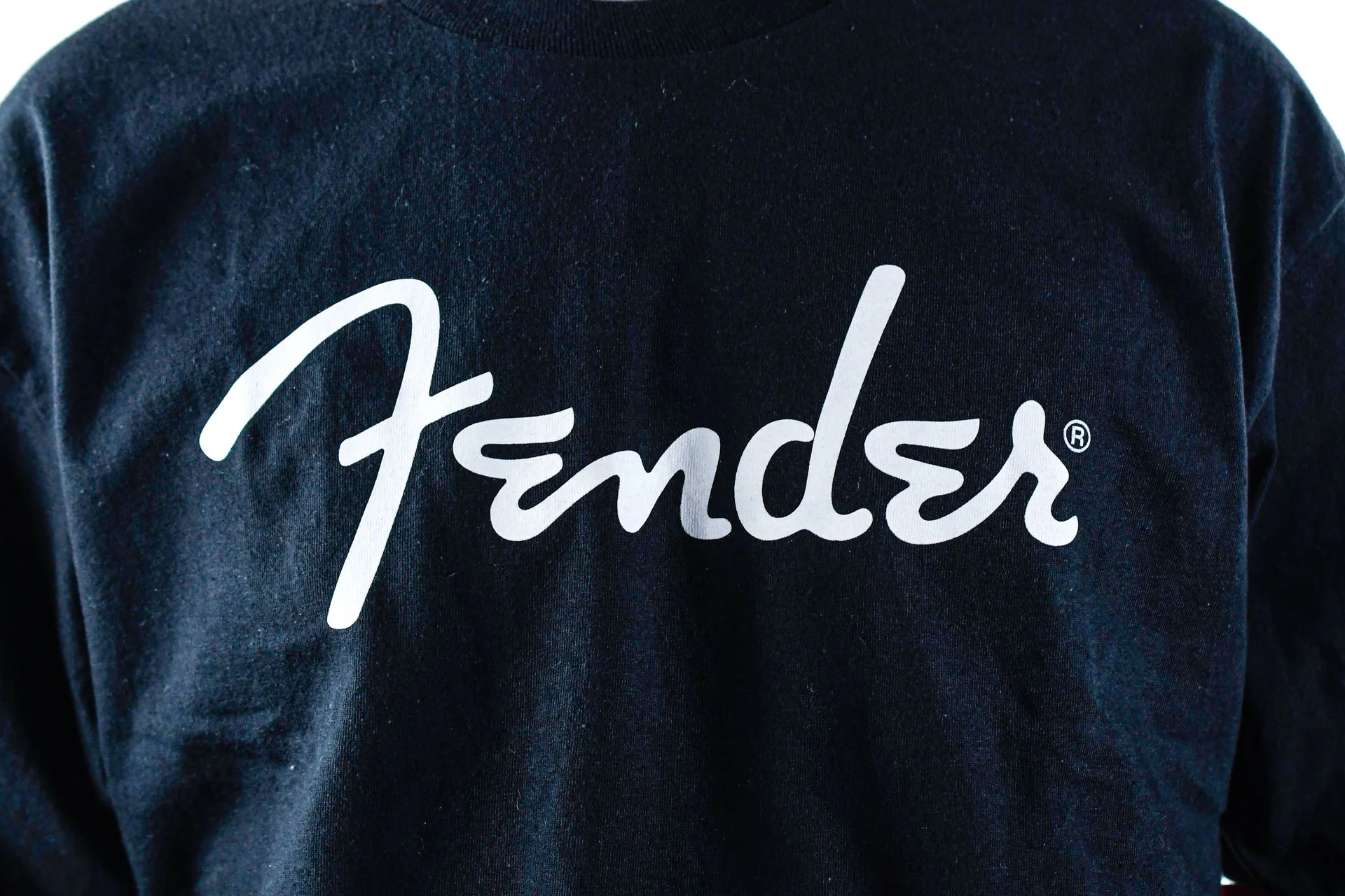 Fender Spaghetti Logo Long Sleeve Black - Image 4