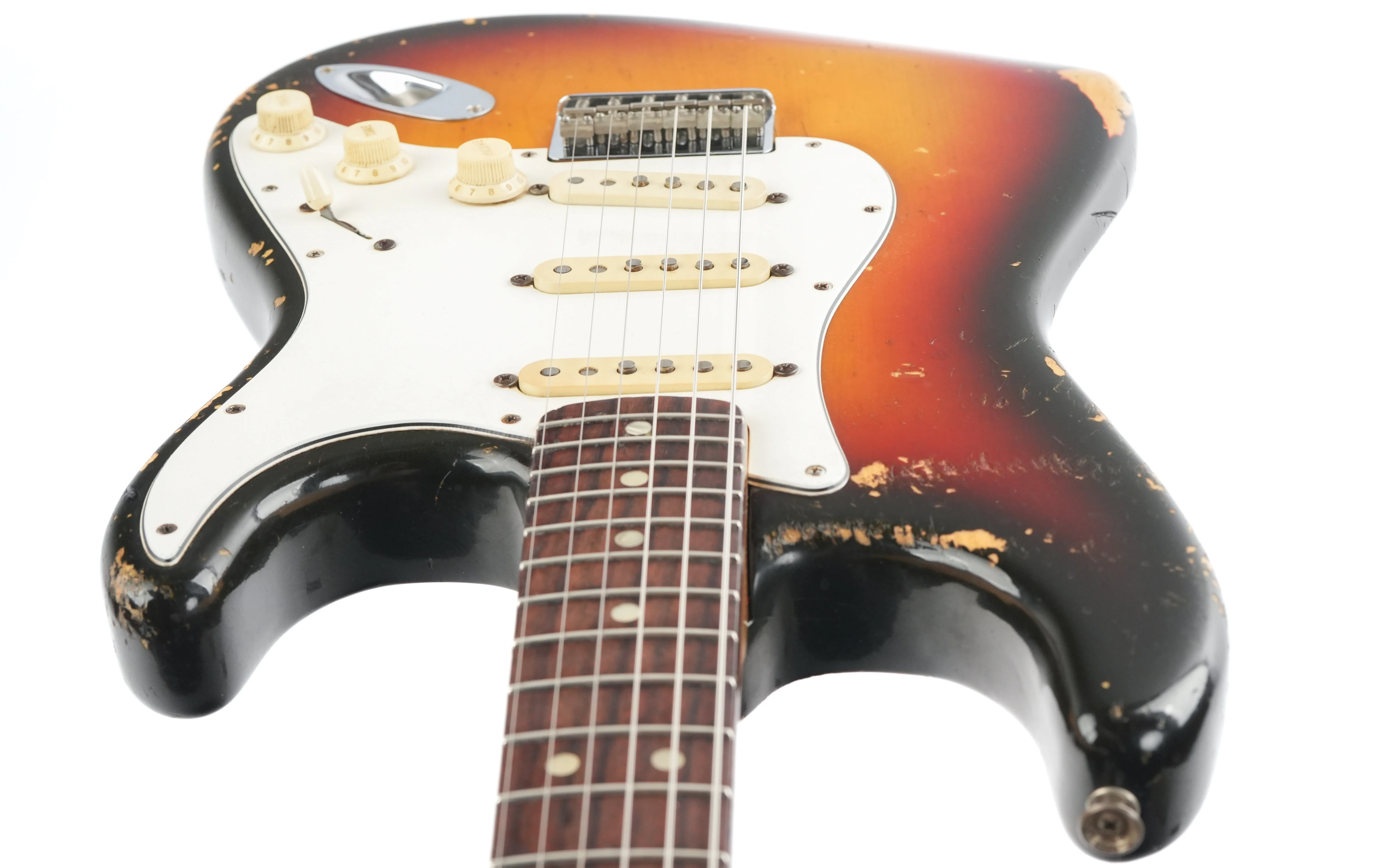 Fender Stratocaster Hardtail 3 Color Sunburst 1970 - Image 12