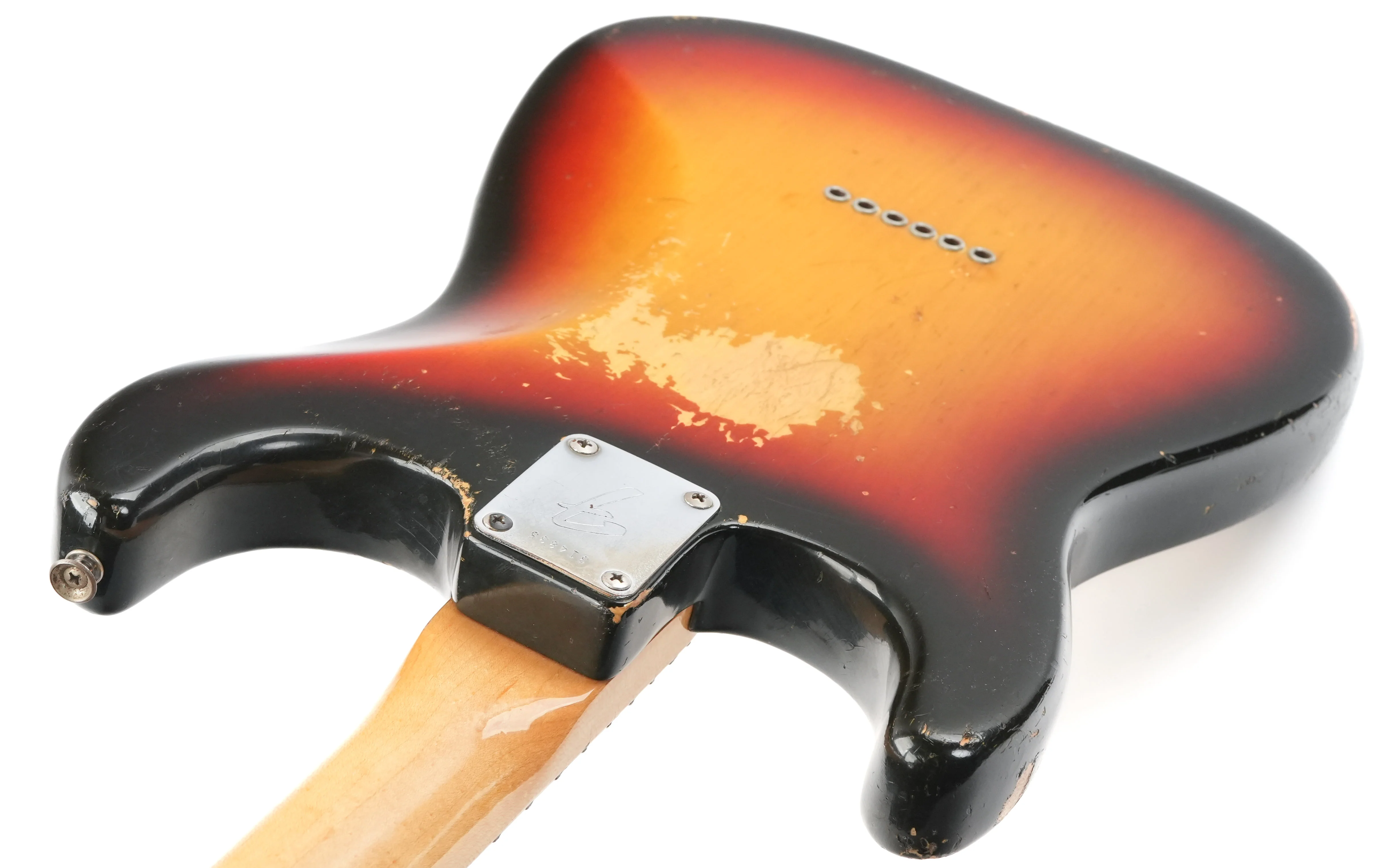 Fender Stratocaster Hardtail 3 Color Sunburst 1970 - Image 9