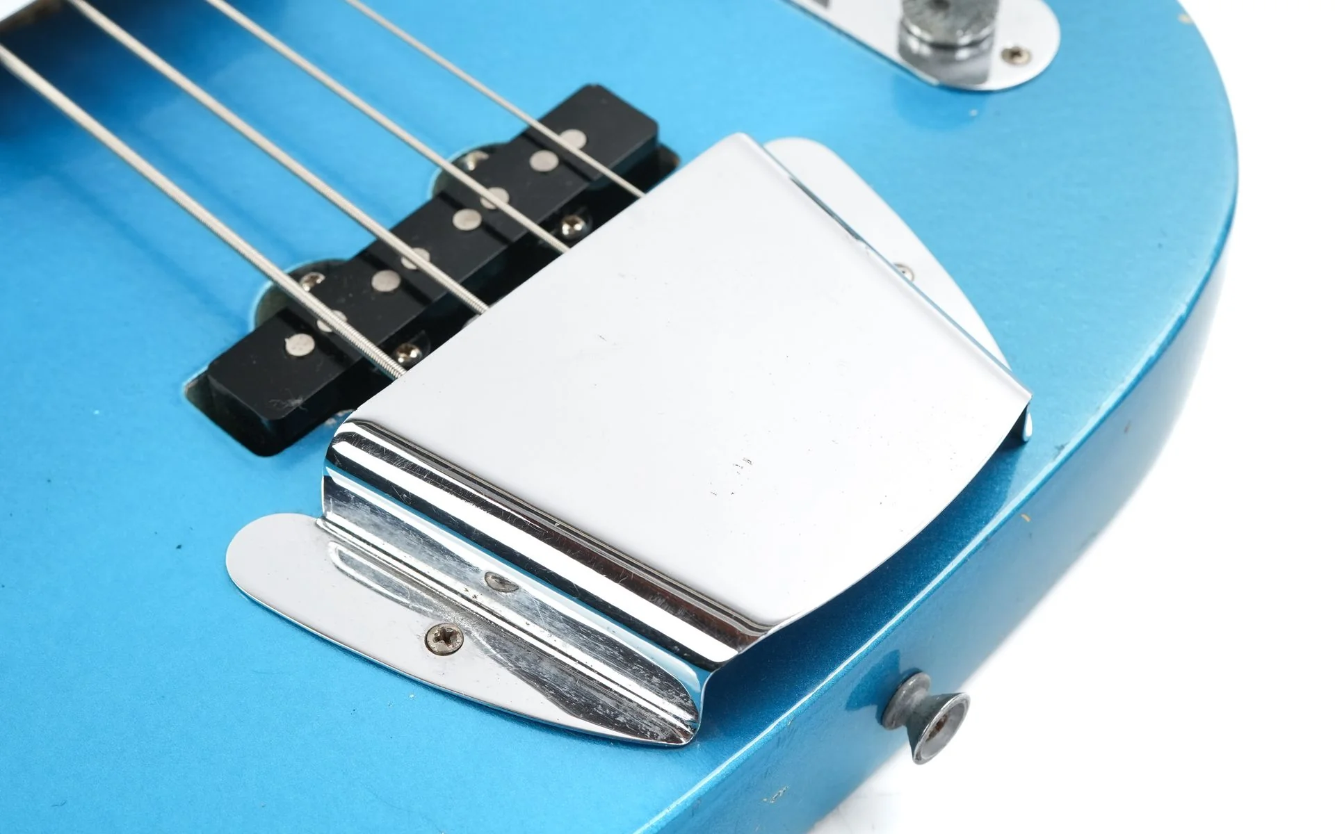 Fender Telecaster Bass Blue Refin 1968 - Image 10