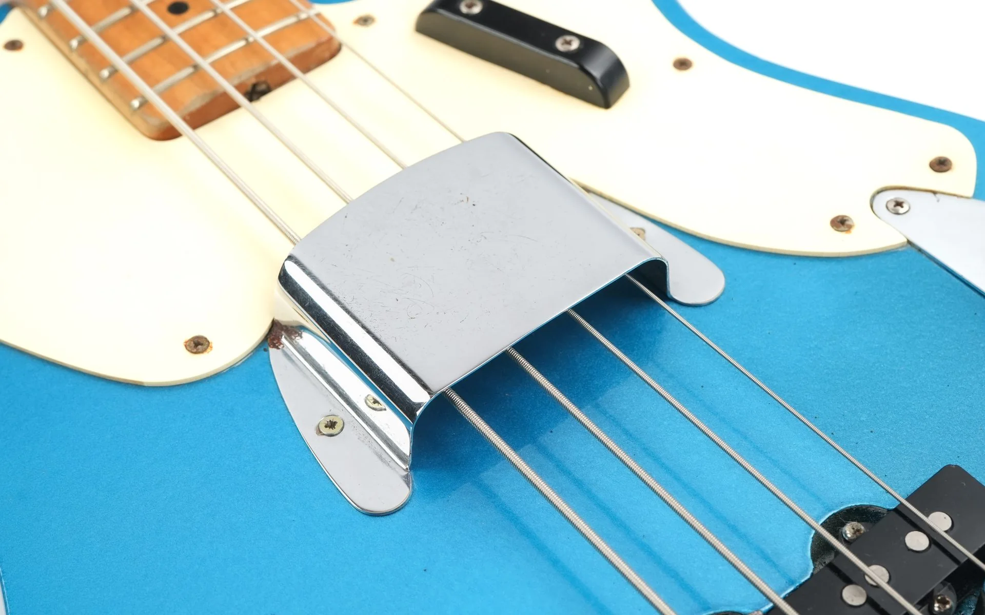 Fender Telecaster Bass Blue Refin 1968 - Image 11