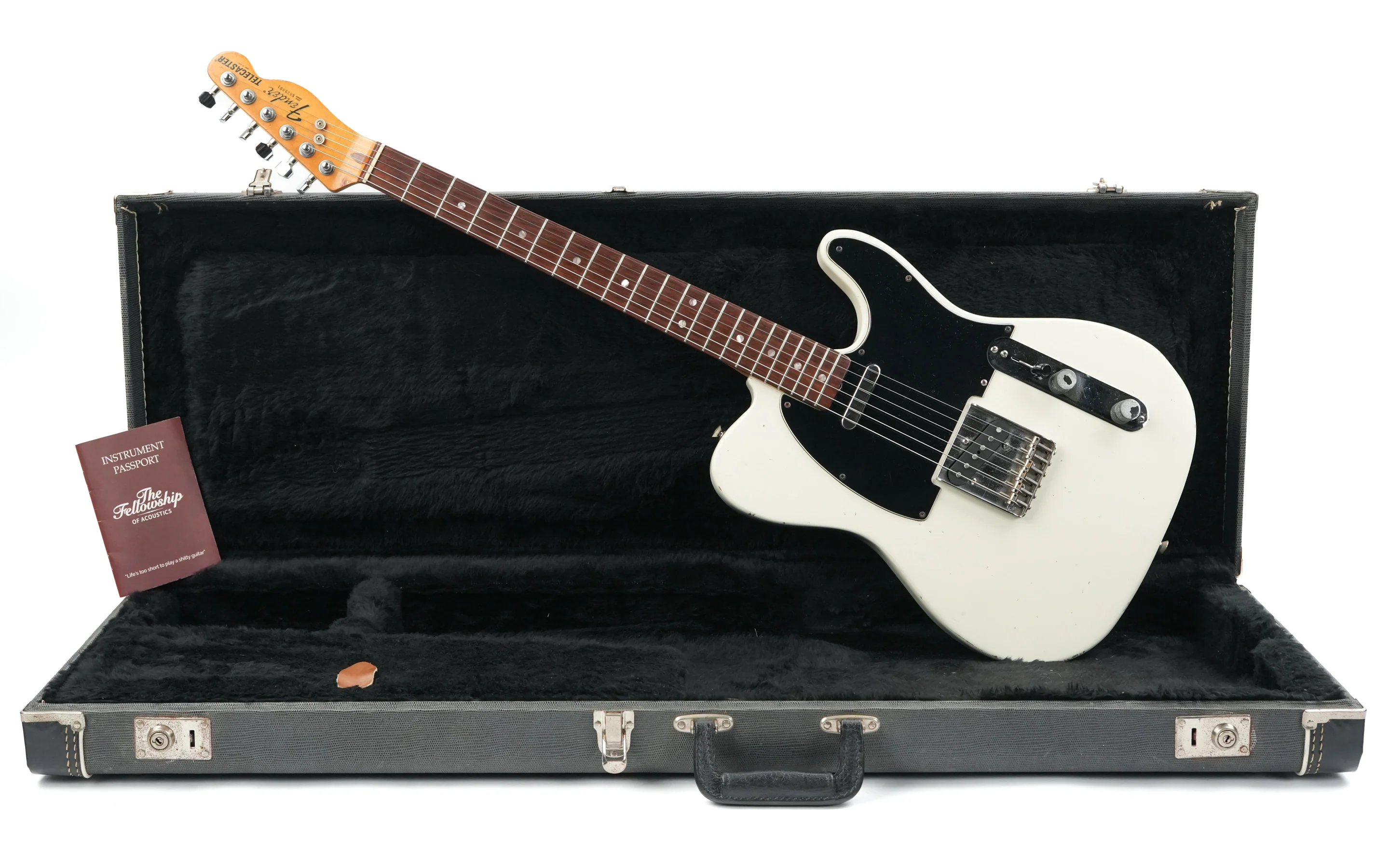 Fender Telecaster Vintage White Refin 1980 - Image 3