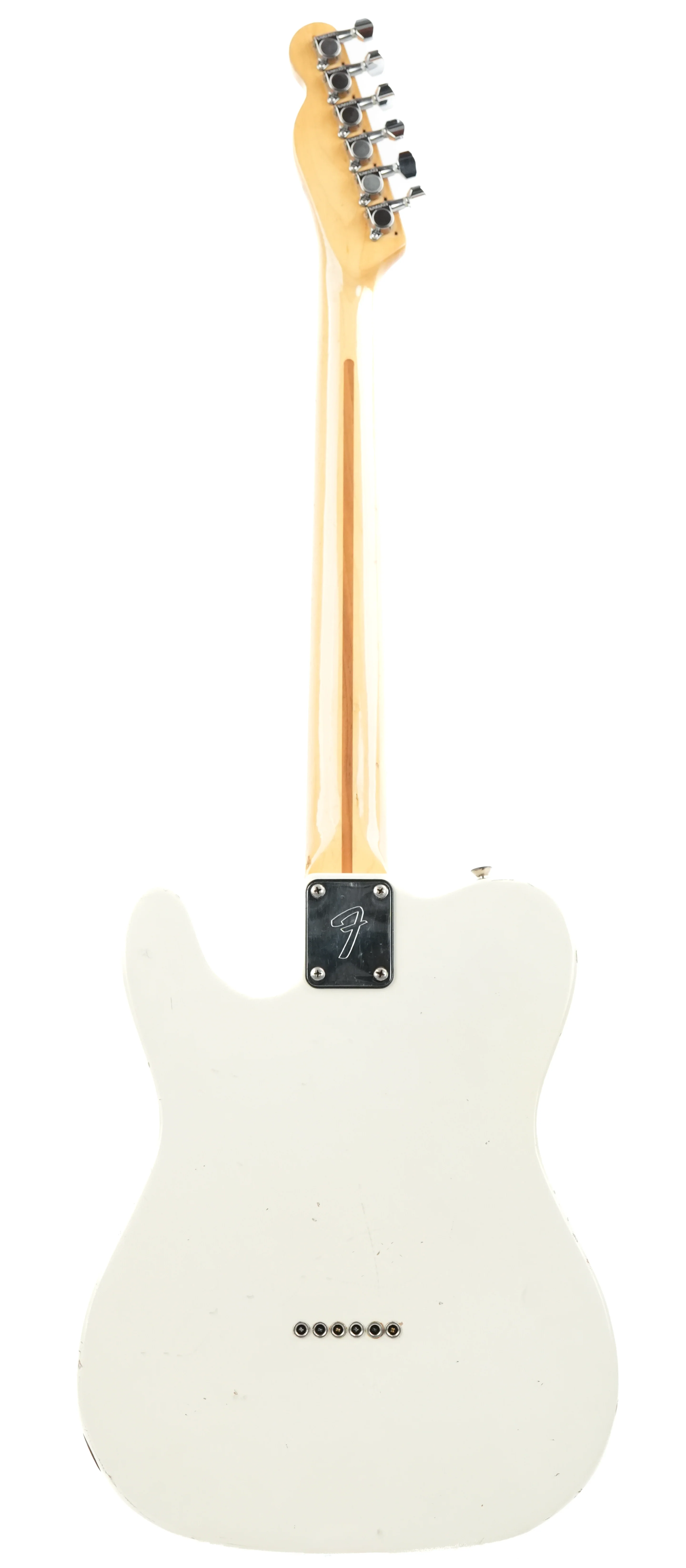 Fender Telecaster Vintage White Refin 1980 - Image 4