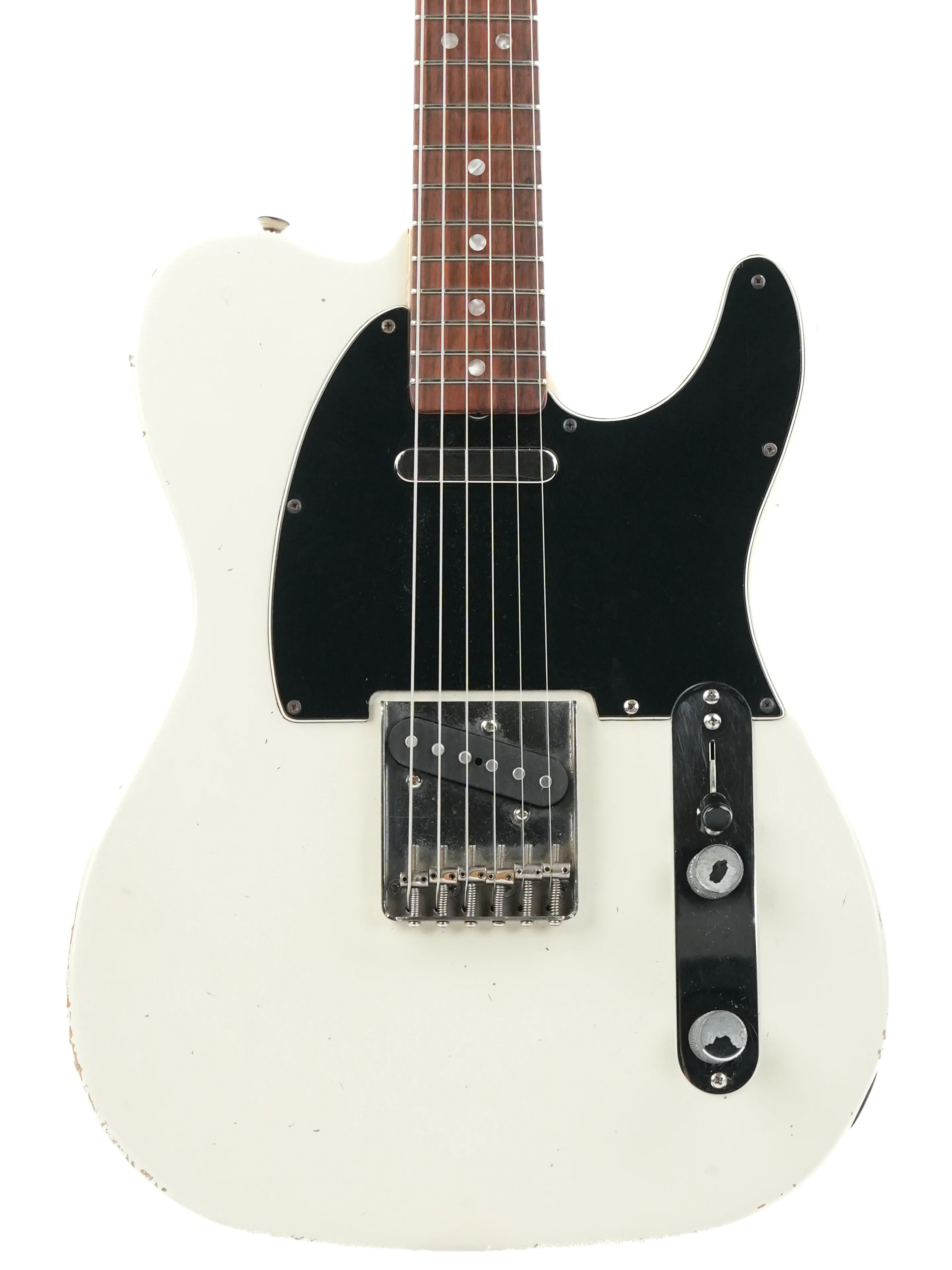 Fender Telecaster Vintage White Refin 1980 - Image 5
