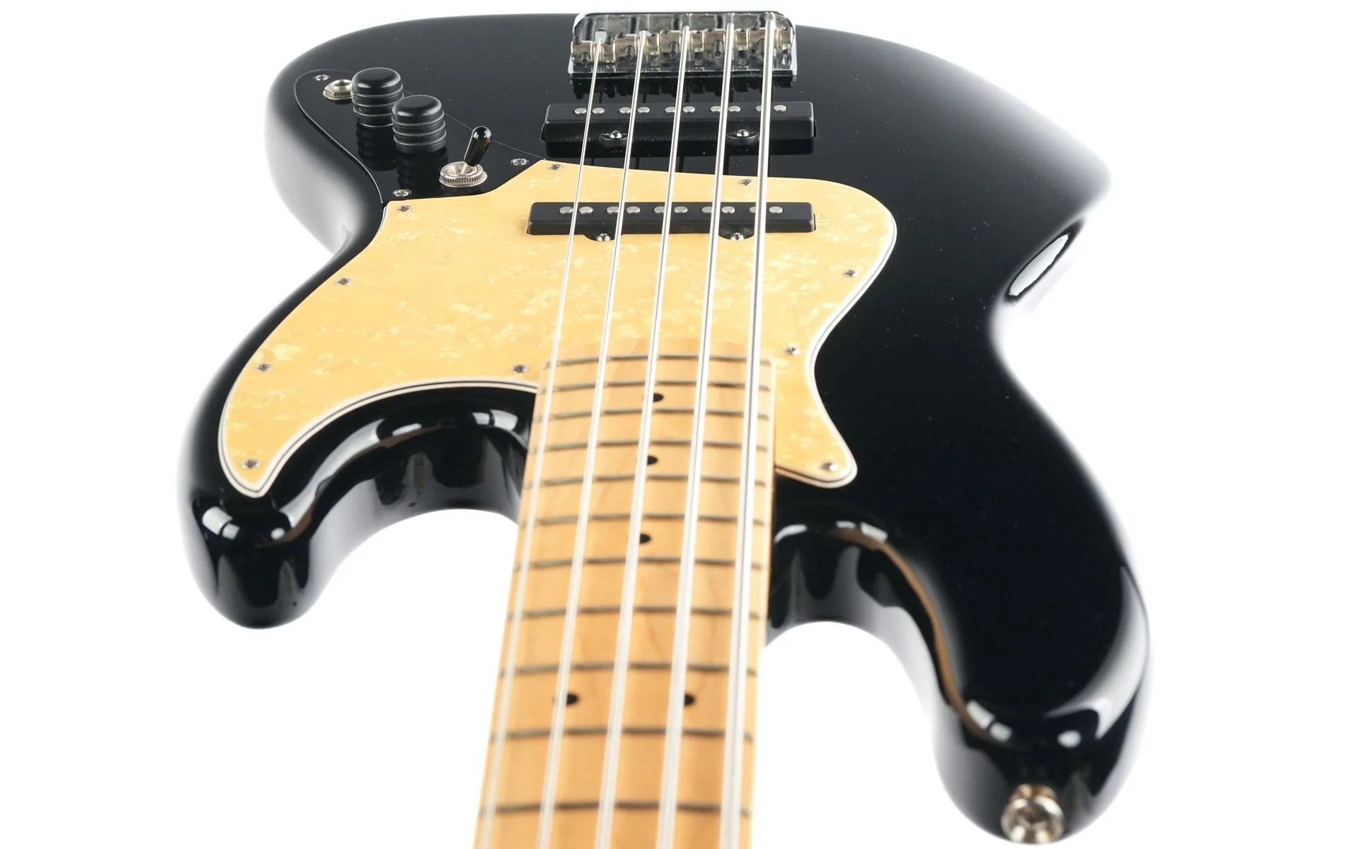 Fender USA Jazz Bass 5 Black 2009 - Image 12