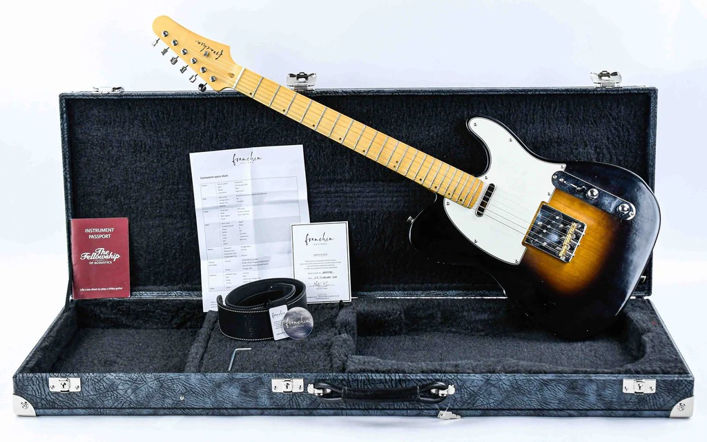 Franchin Mars 2 Tone Sunburst Very Light Relic Maple - Image 3