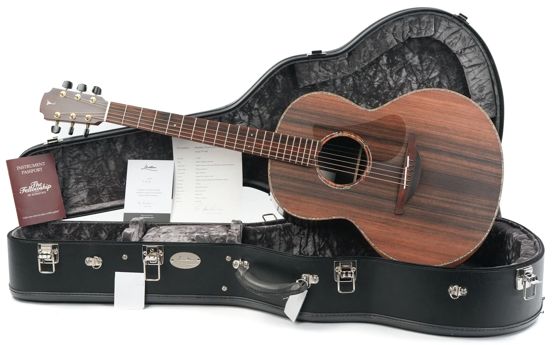 George Lowden Luthier Mastermade Brazilian Rosewood Sinker Redwood - Image 3