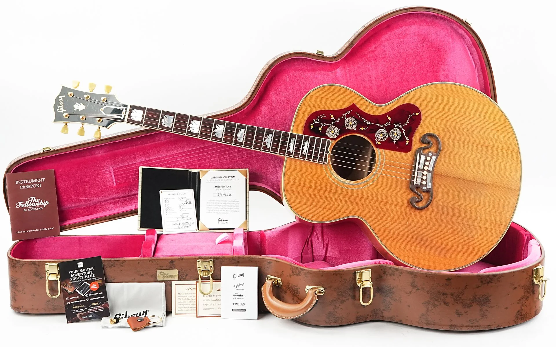 Gibson 1957 SJ200 Light Aged Dark Natural - Image 3