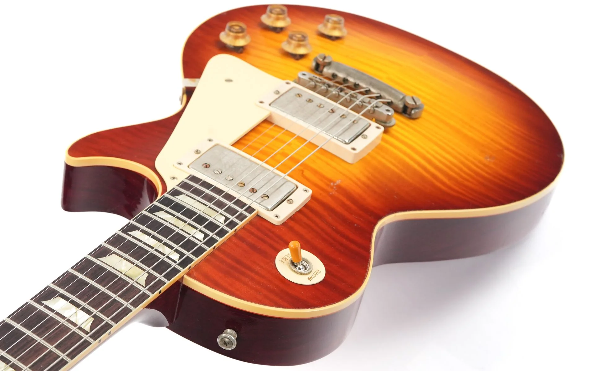 Gibson 1959 Les Paul Standard Reissue Light Aged Cherry Teaburst - Image 10
