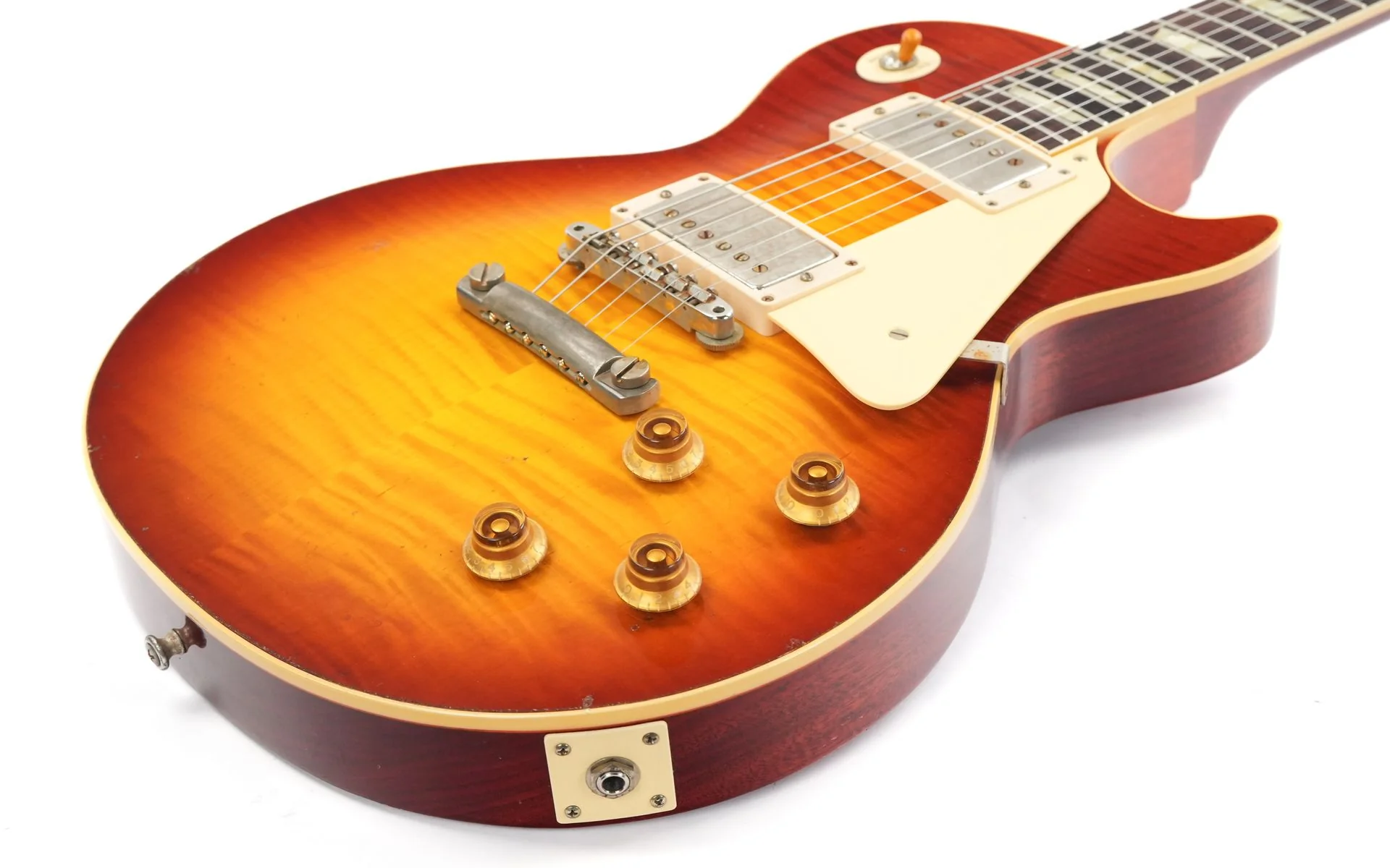 Gibson 1959 Les Paul Standard Reissue Light Aged Cherry Teaburst - Image 11