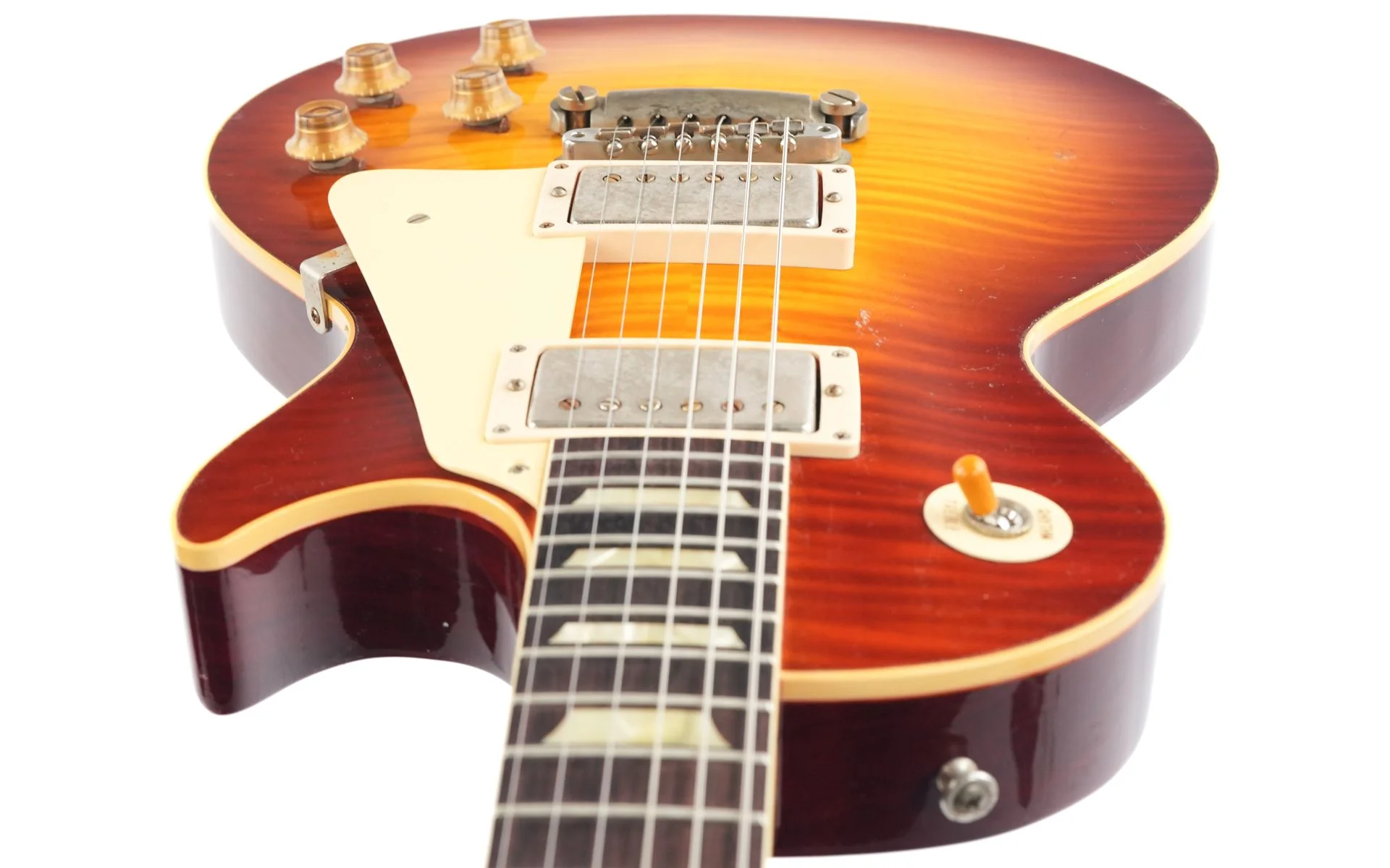 Gibson 1959 Les Paul Standard Reissue Light Aged Cherry Teaburst - Image 12