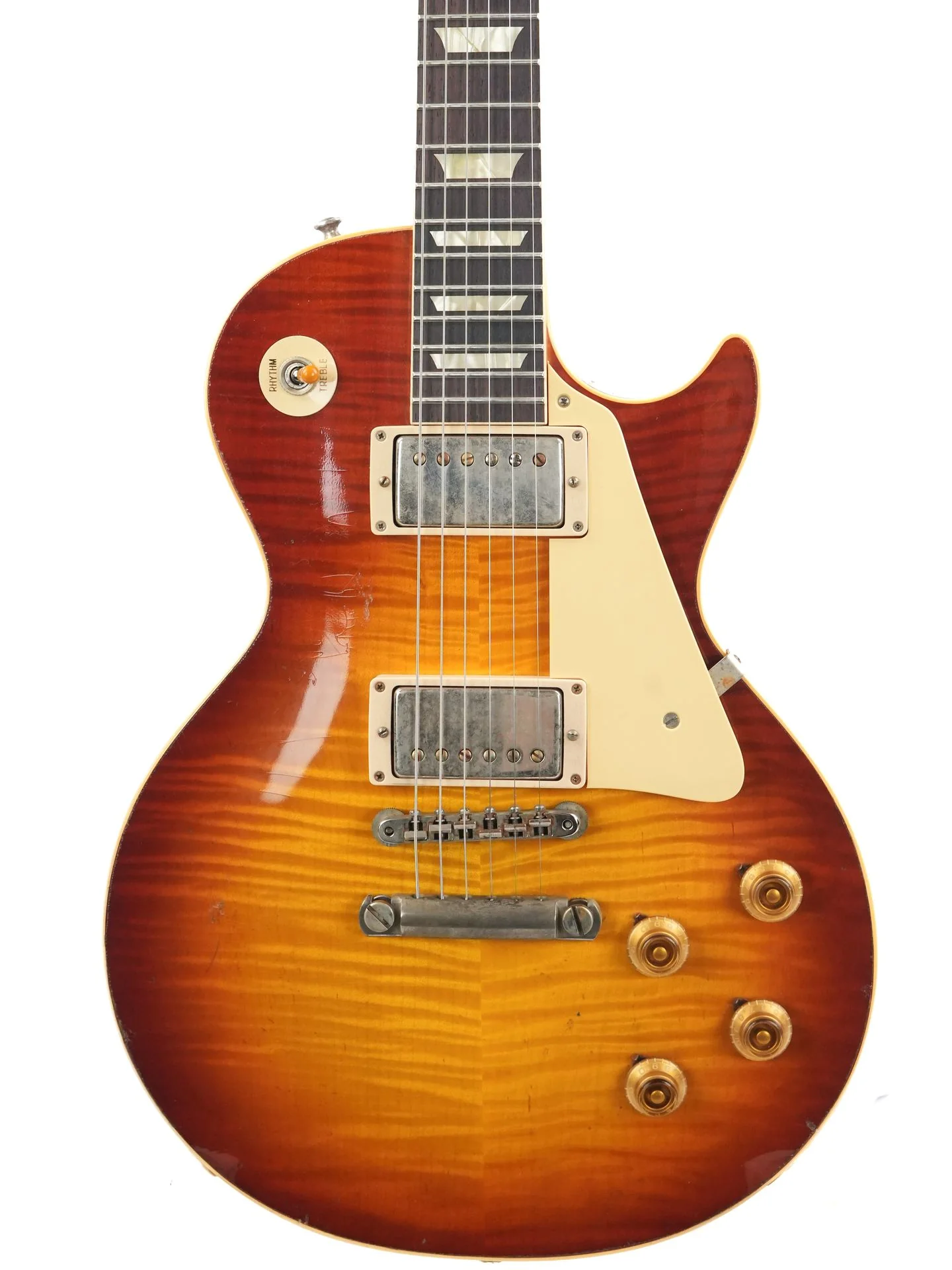 Gibson 1959 Les Paul Standard Reissue Light Aged Cherry Teaburst - Image 5