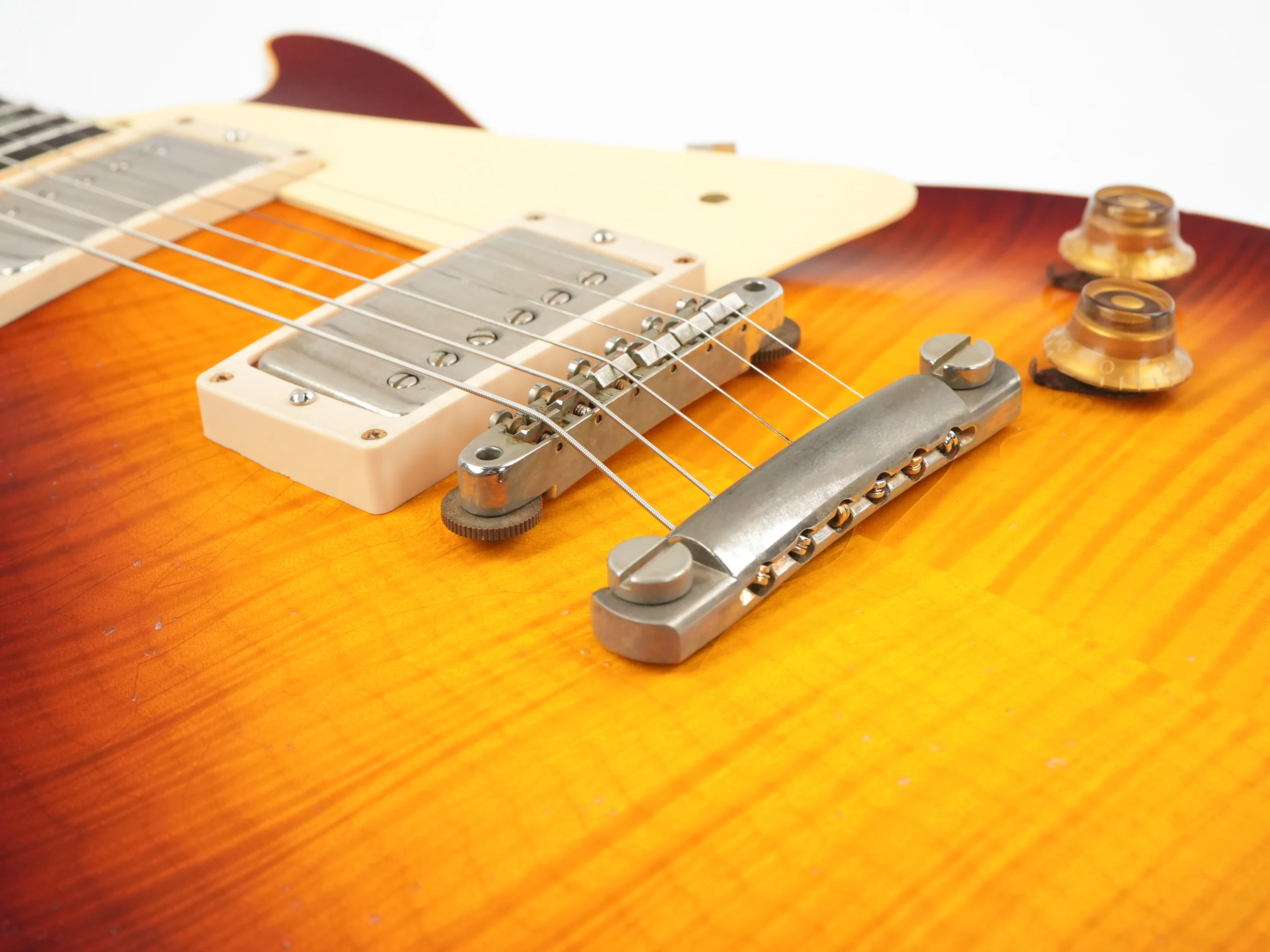 Gibson 1959 Les Paul Standard Reissue Light Aged Cherry Teaburst #951717 - Image 7