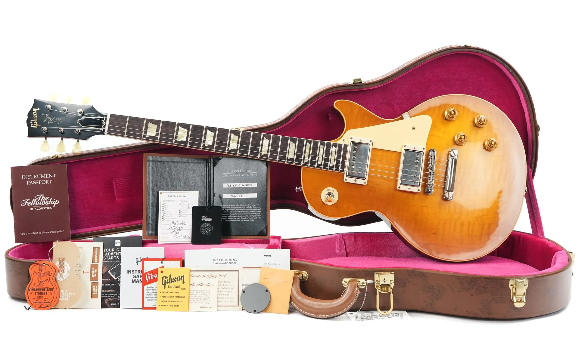 Gibson 1959 Les Paul Standard Reissue VOS Dirty Lemon - Image 3