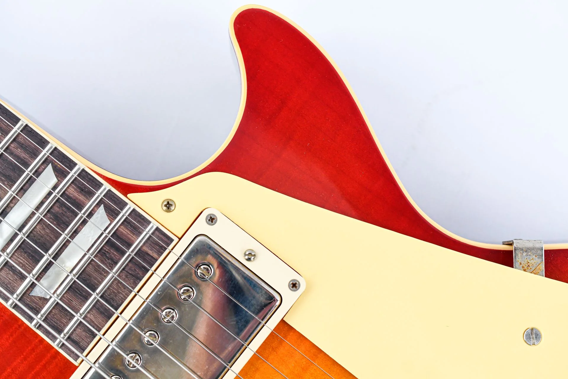 Gibson 1959 Les Paul Standard Reissue VOS Washed Cherry Sunburst - Image 13