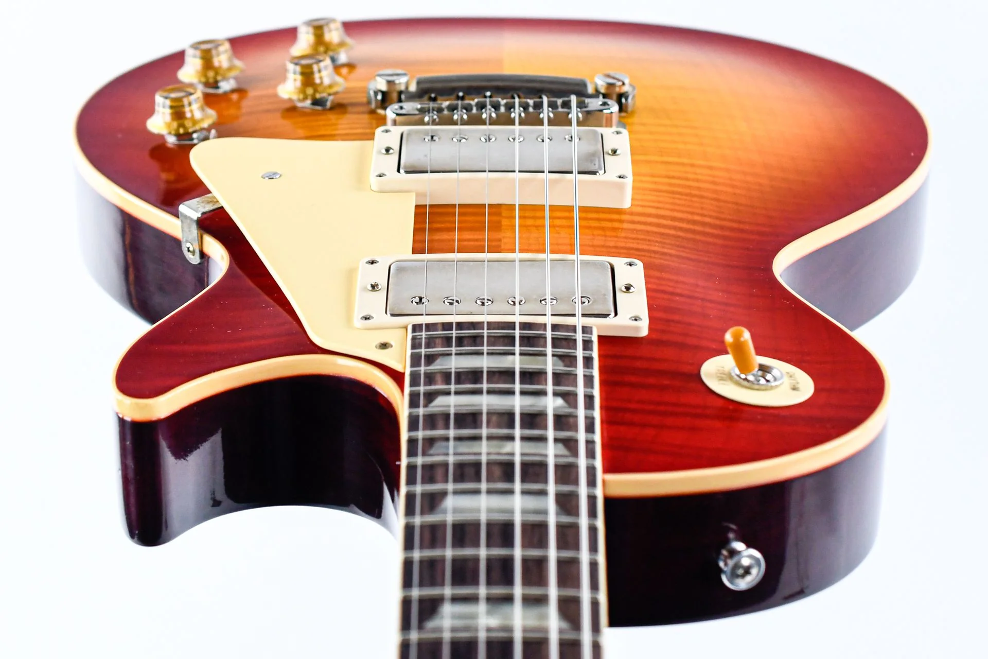 Gibson 1959 Les Paul Standard Reissue VOS Washed Cherry Sunburst - Image 19