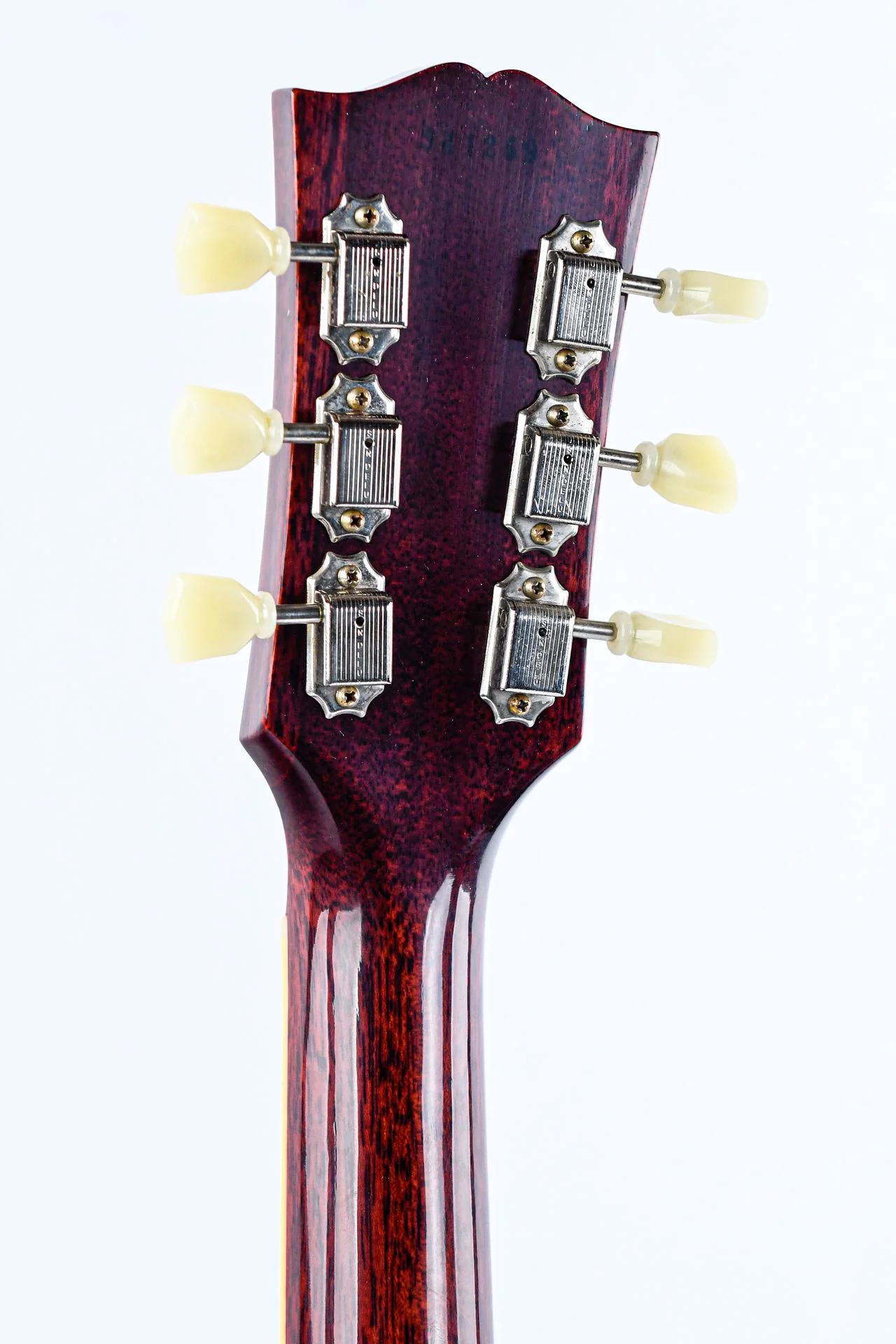 Gibson 1959 Les Paul Standard Reissue VOS Washed Cherry Sunburst - Image 6