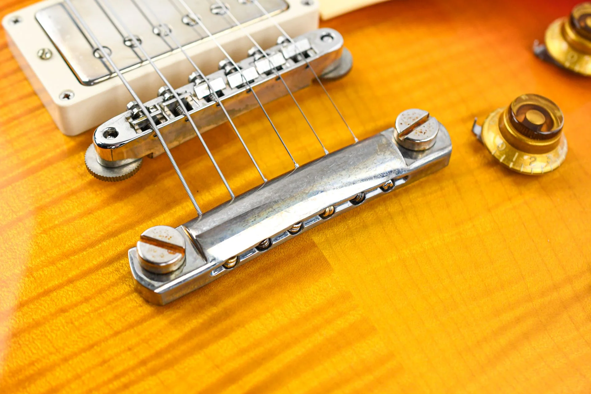 Gibson 1959 Les Paul Standard Reissue VOS Washed Cherry Sunburst - Image 7