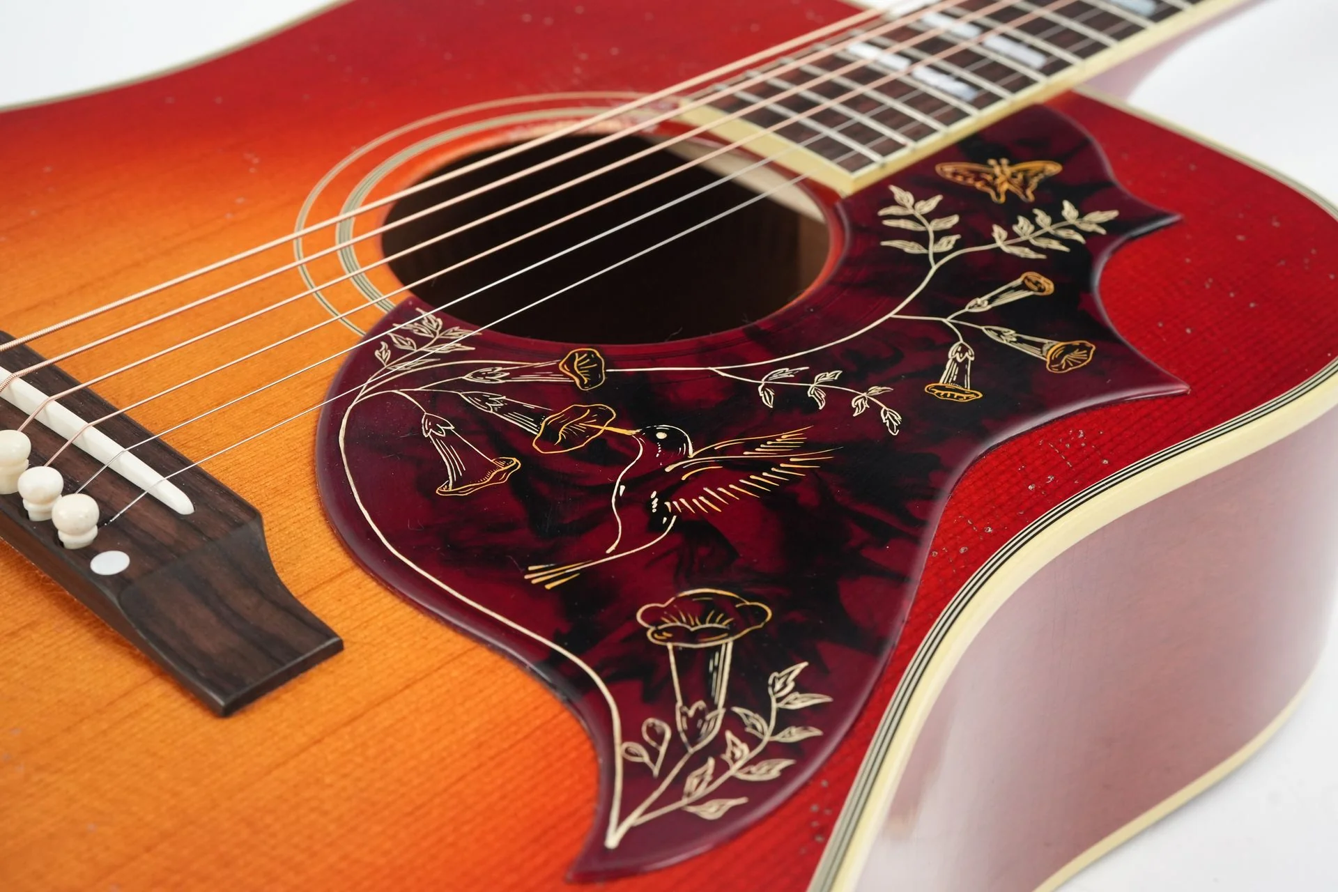 Gibson 1960 Hummingbird Murphy Lab Light Aged Heritage Cherry Sunburst - Image 12