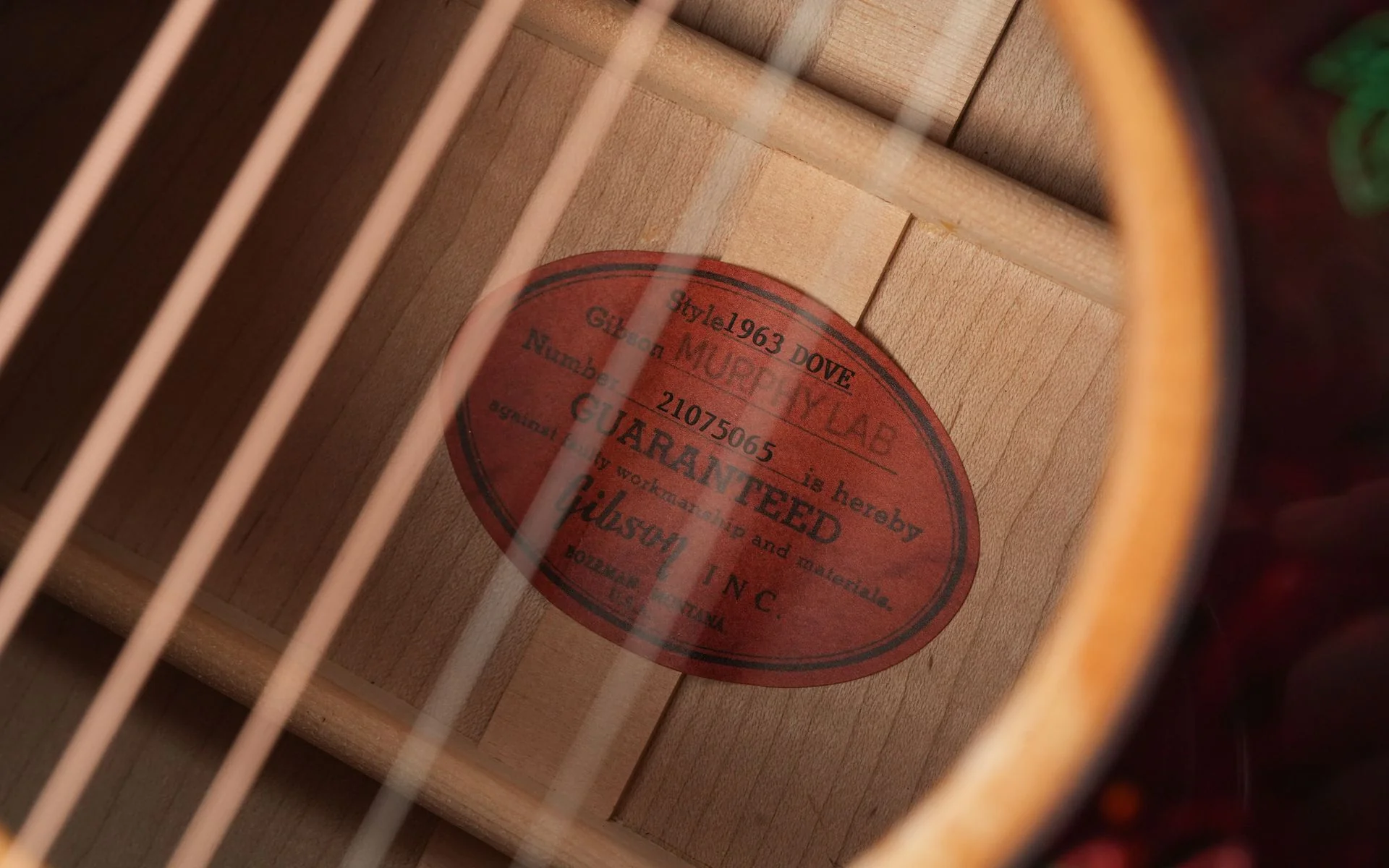 Gibson 1963 Dove Light Aged Natural #21075065 - Image 11
