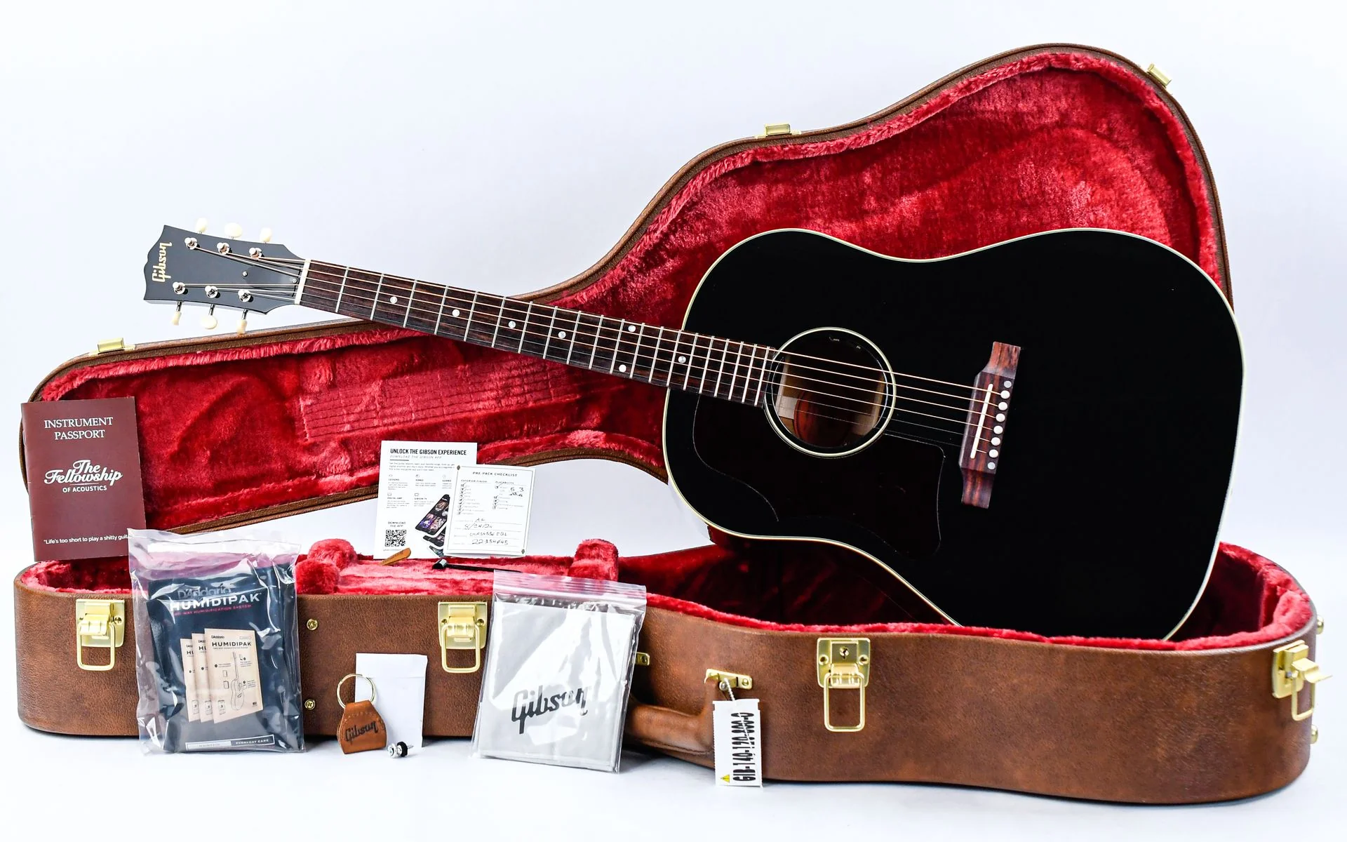 Gibson 50s J45 Original Ebony Lefty - Image 3