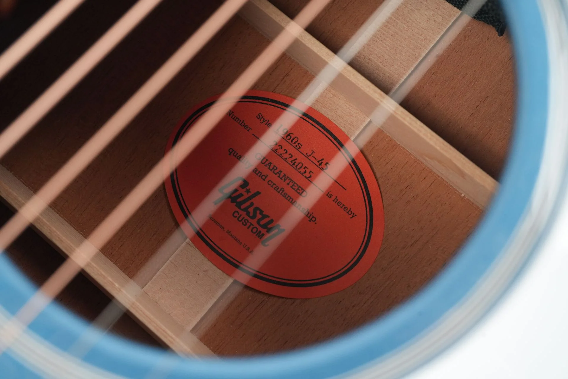 Gibson 60s J45 Original Pelham Blue - Image 12