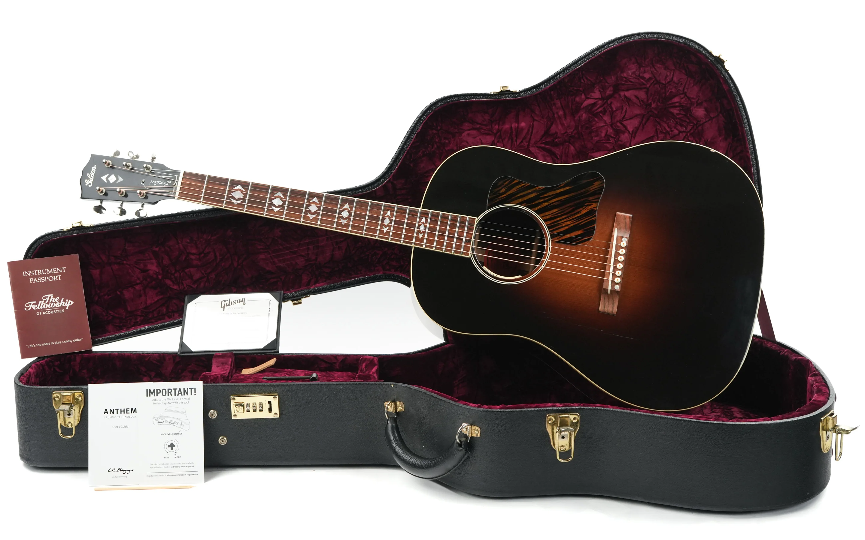 Gibson AJ Advanced Jumbo Supreme Vintage Sunburst 2016 - Image 3