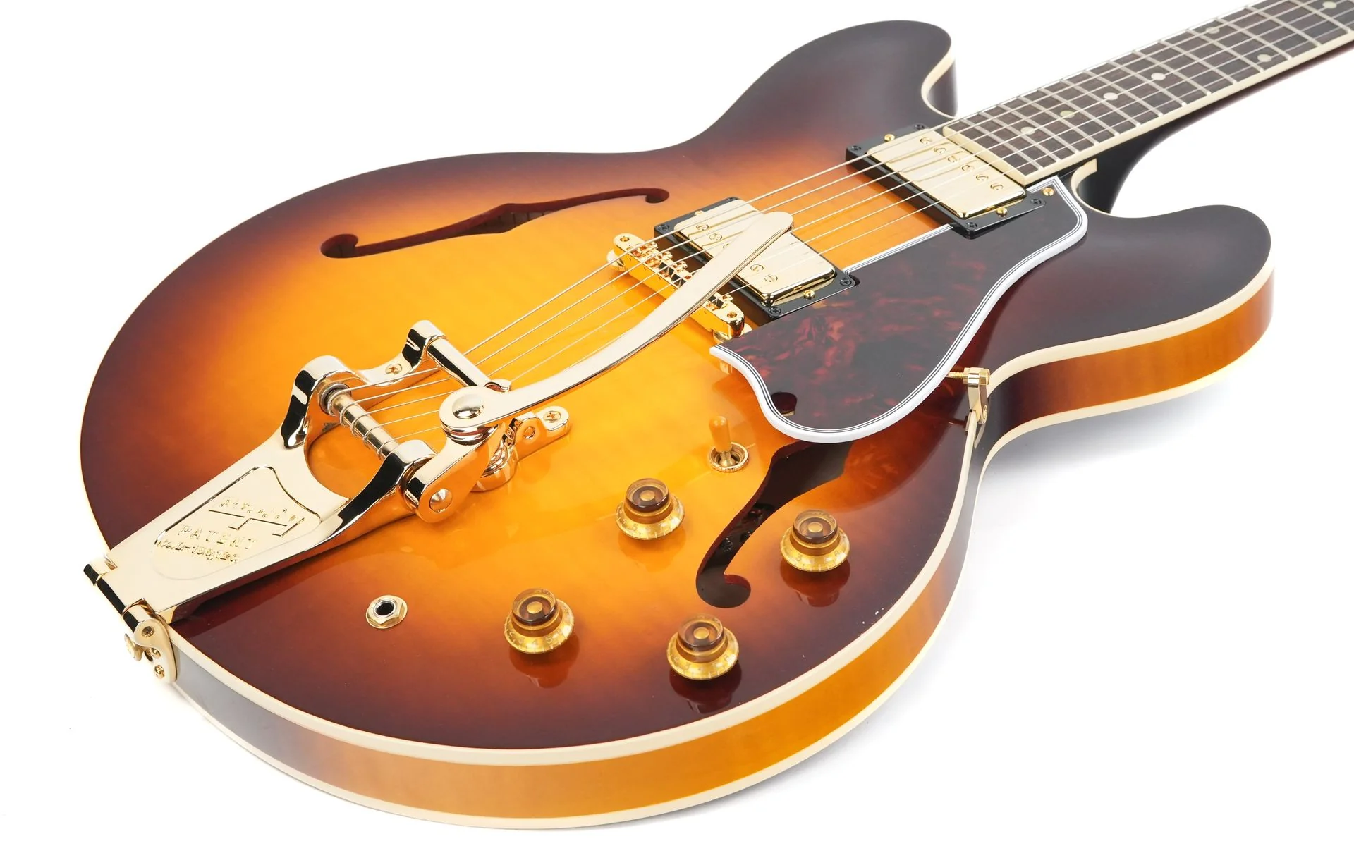 Gibson Custom 1959 ES335 Figured L5 Style Neck Vintage Sunburst VOS - Image 11