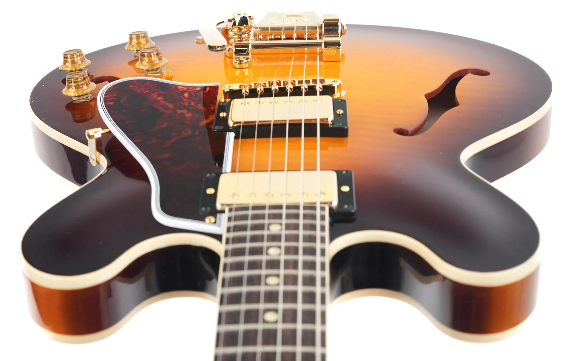 Gibson Custom 1959 ES335 Figured L5 Style Neck Vintage Sunburst VOS - Image 13