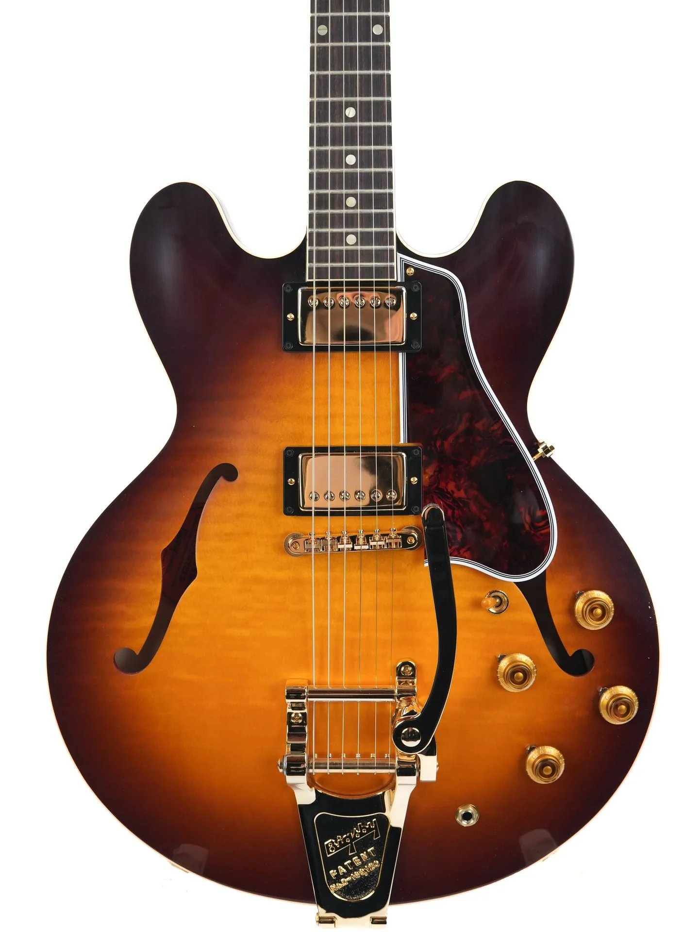 Gibson Custom 1959 ES335 Figured L5 Style Neck Vintage Sunburst VOS - Image 5