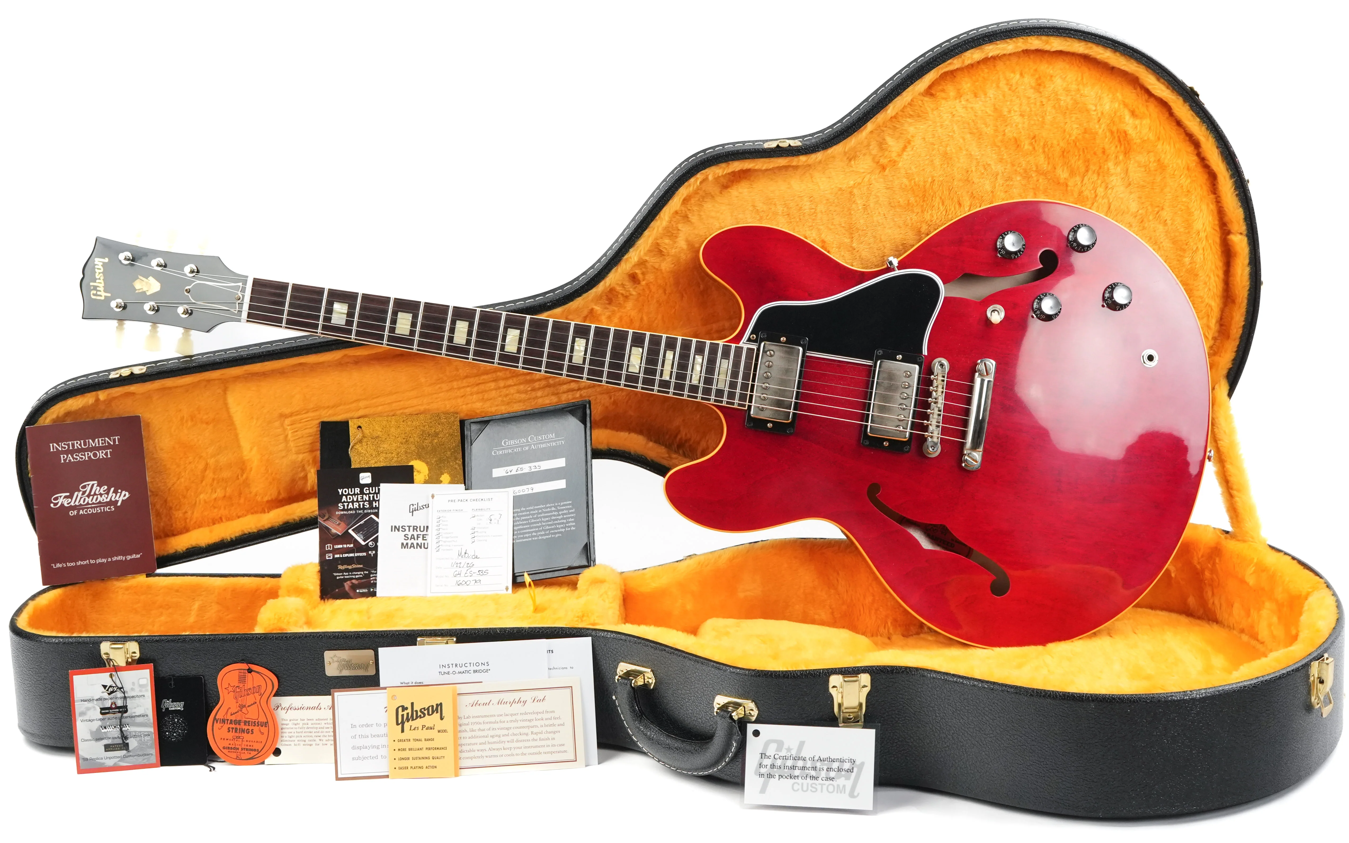 Gibson Custom 1964 ES335 Reissue Sixties Cherry VOS - Image 3