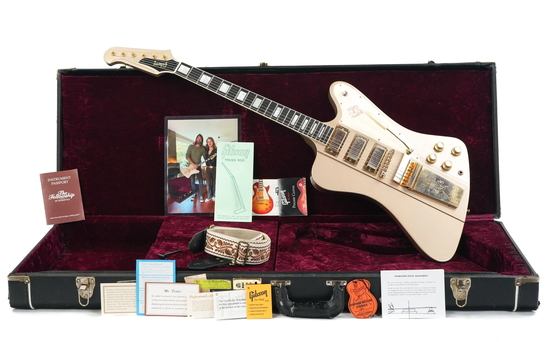 Gibson Custom 1965 Firebird VII Reissue Golden Mist Limited Edition 2013 - Image 3