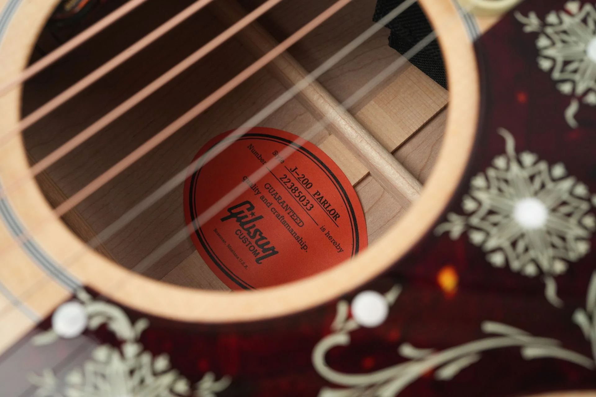 Gibson Custom J200 Parlor Antique Natural - Image 11
