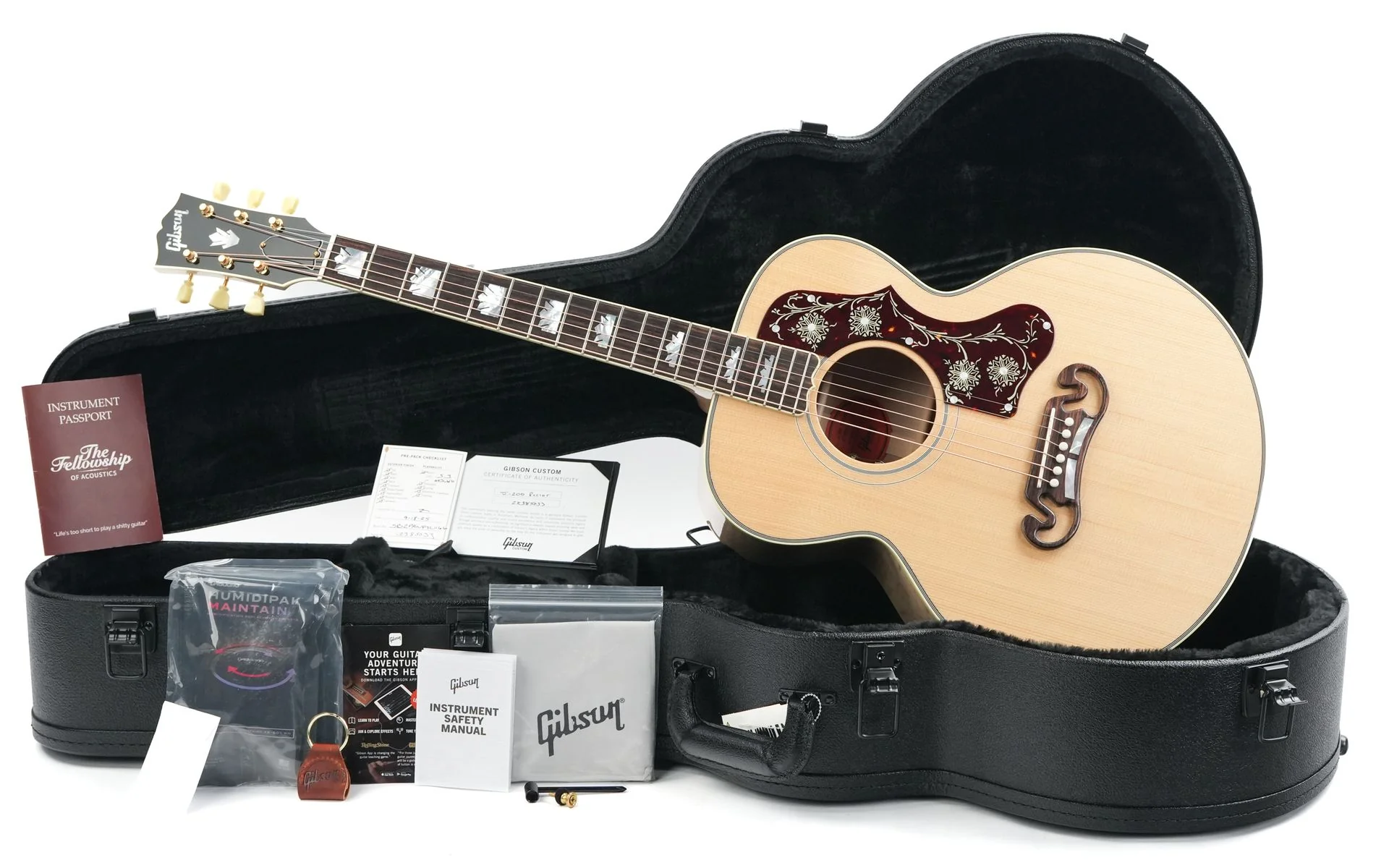Gibson Custom J200 Parlor Antique Natural - Image 3