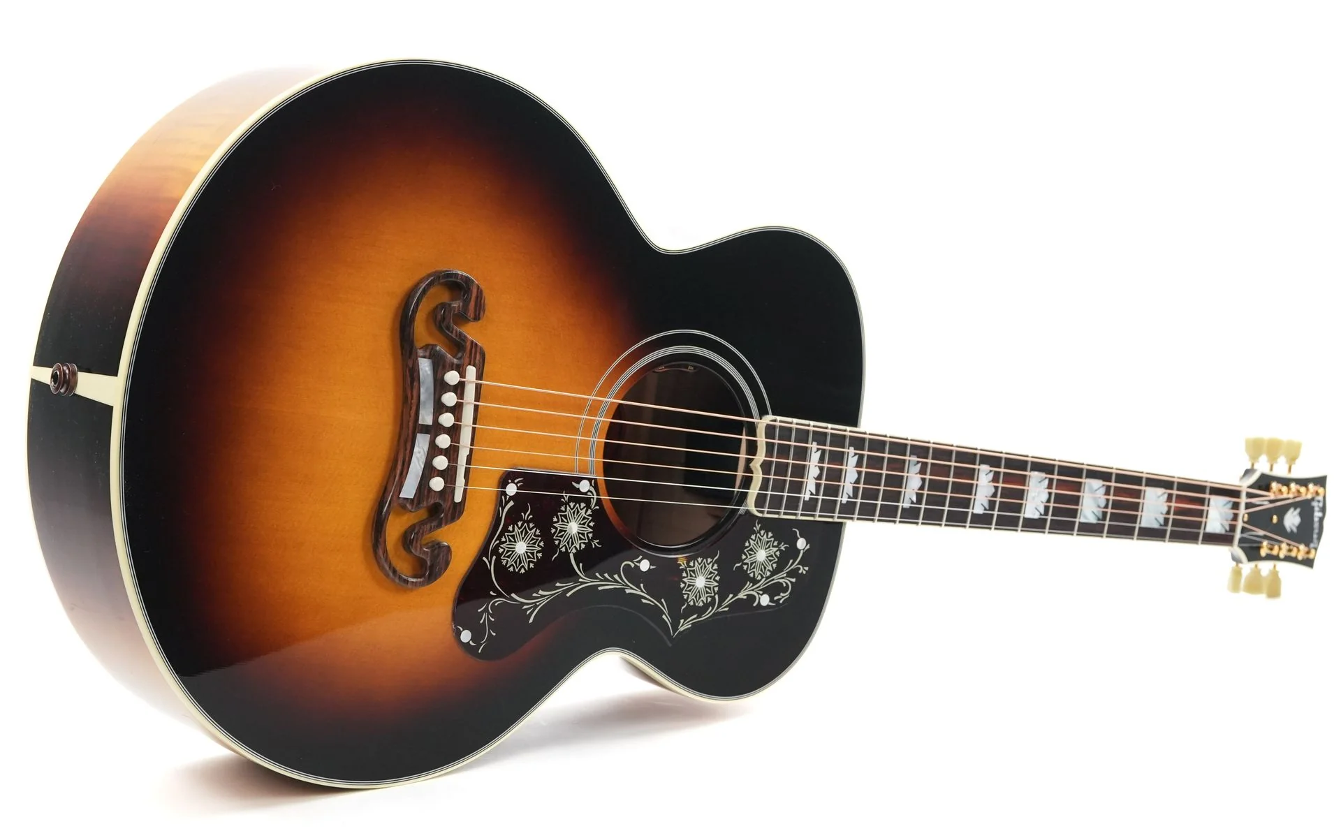 Gibson Custom J200 Parlor Vintage Sunburst #22375049 - Image 12